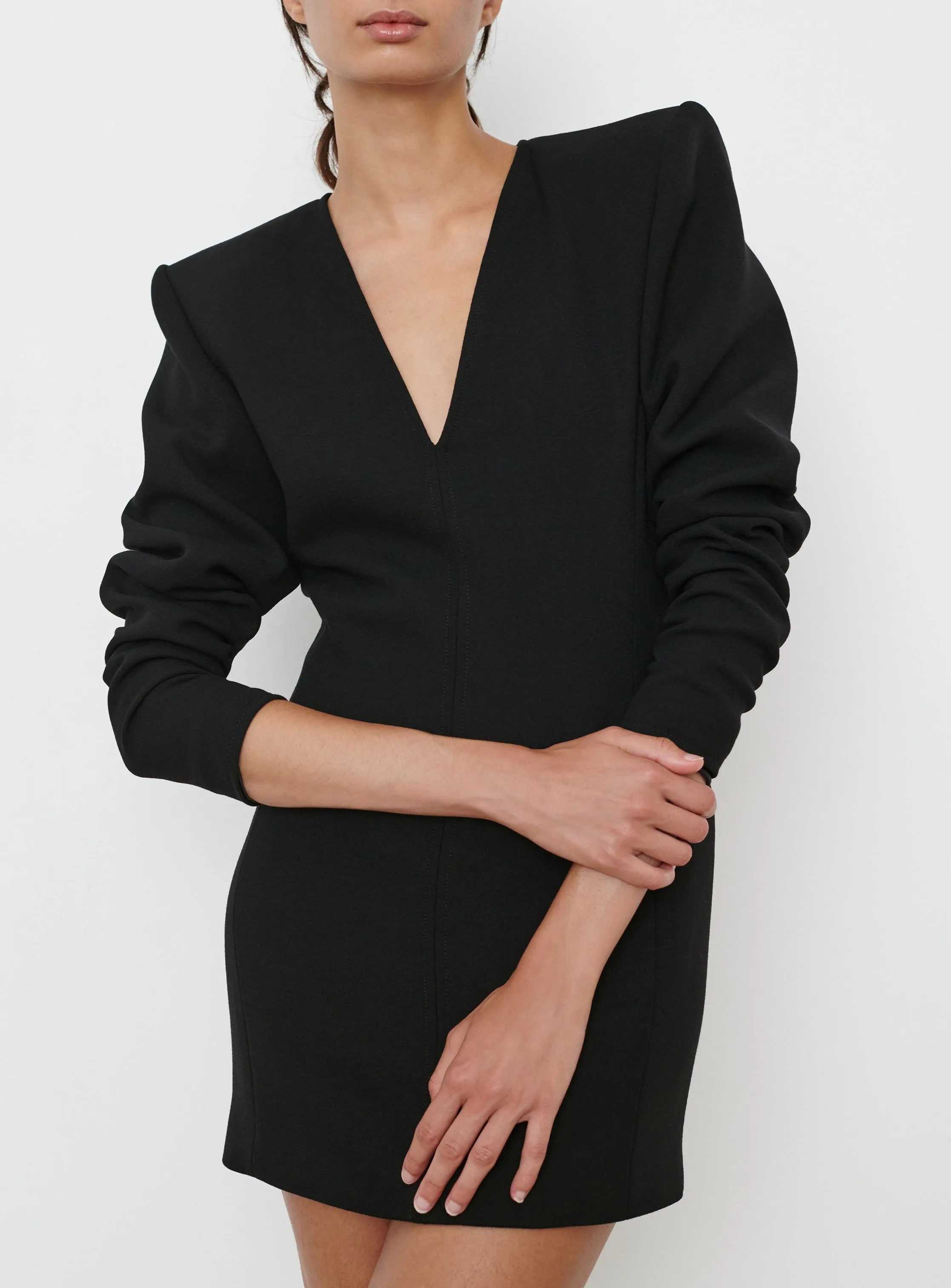 RHW V-Neck Dress sold by WARDROBE.NYC product image thumbnail 4