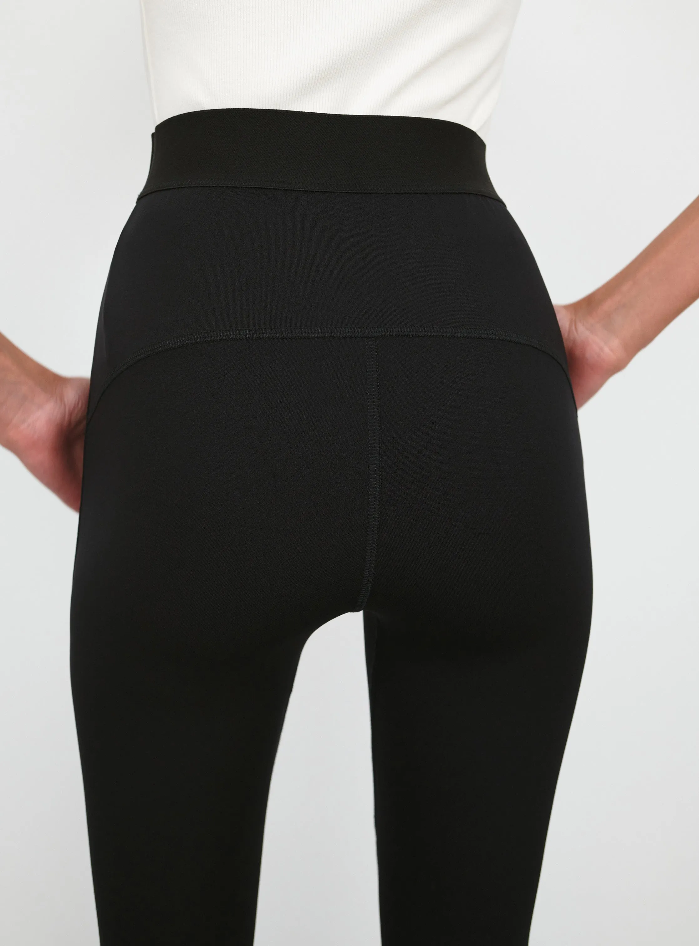 Opaque Front Zip Legging sold by WARDROBE.NYC product image thumbnail 5