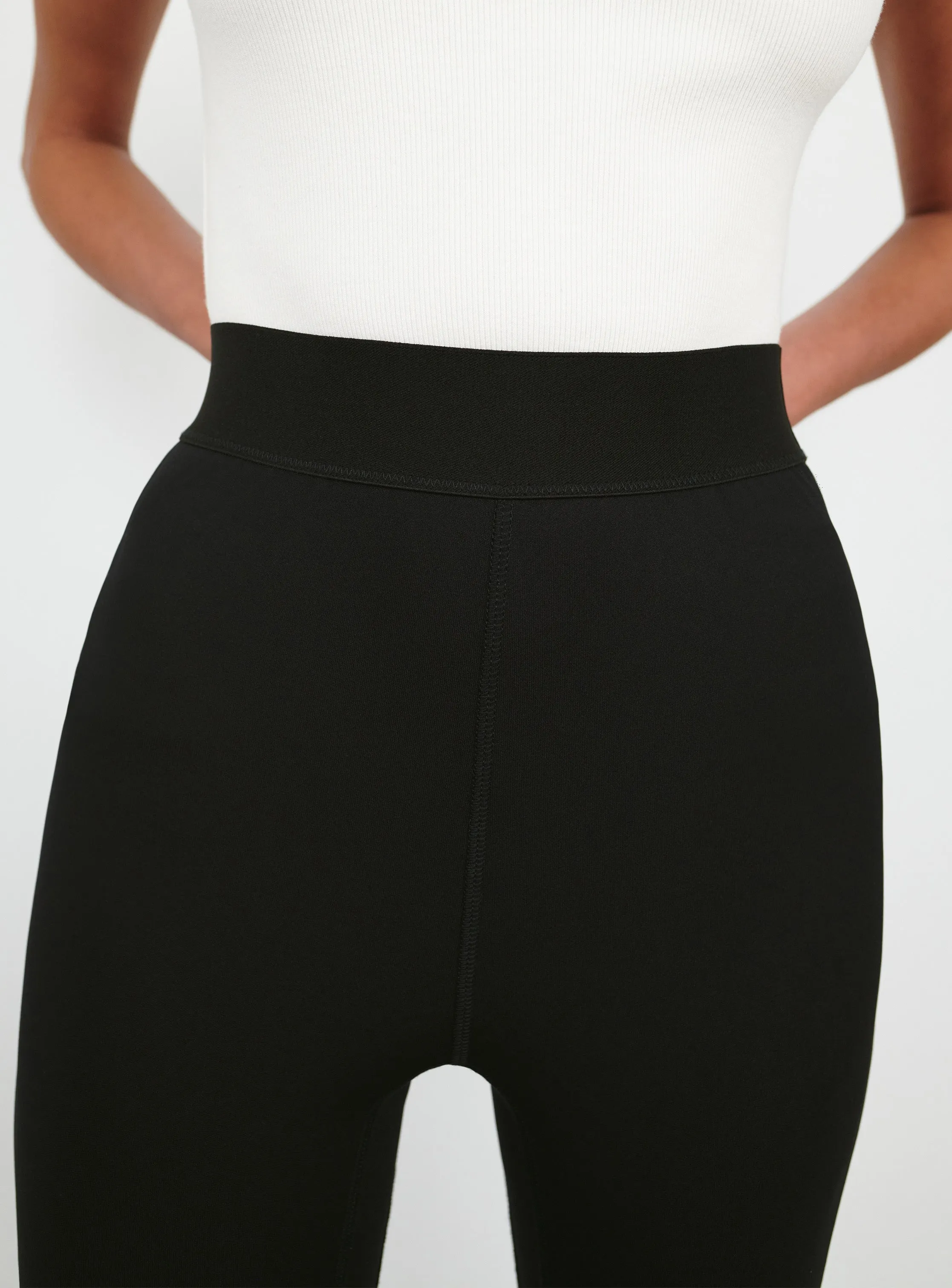 Opaque Front Zip Legging sold by WARDROBE.NYC product image thumbnail 4