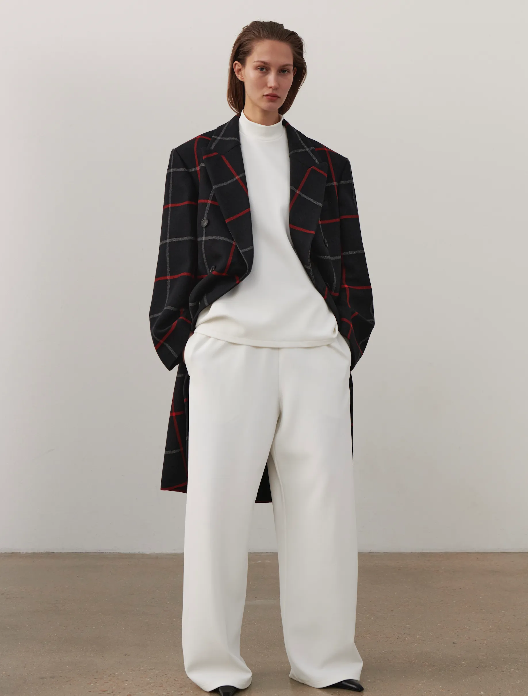 Double Breasted Oversize Coat sold by WARDROBE.NYC product image thumbnail 2