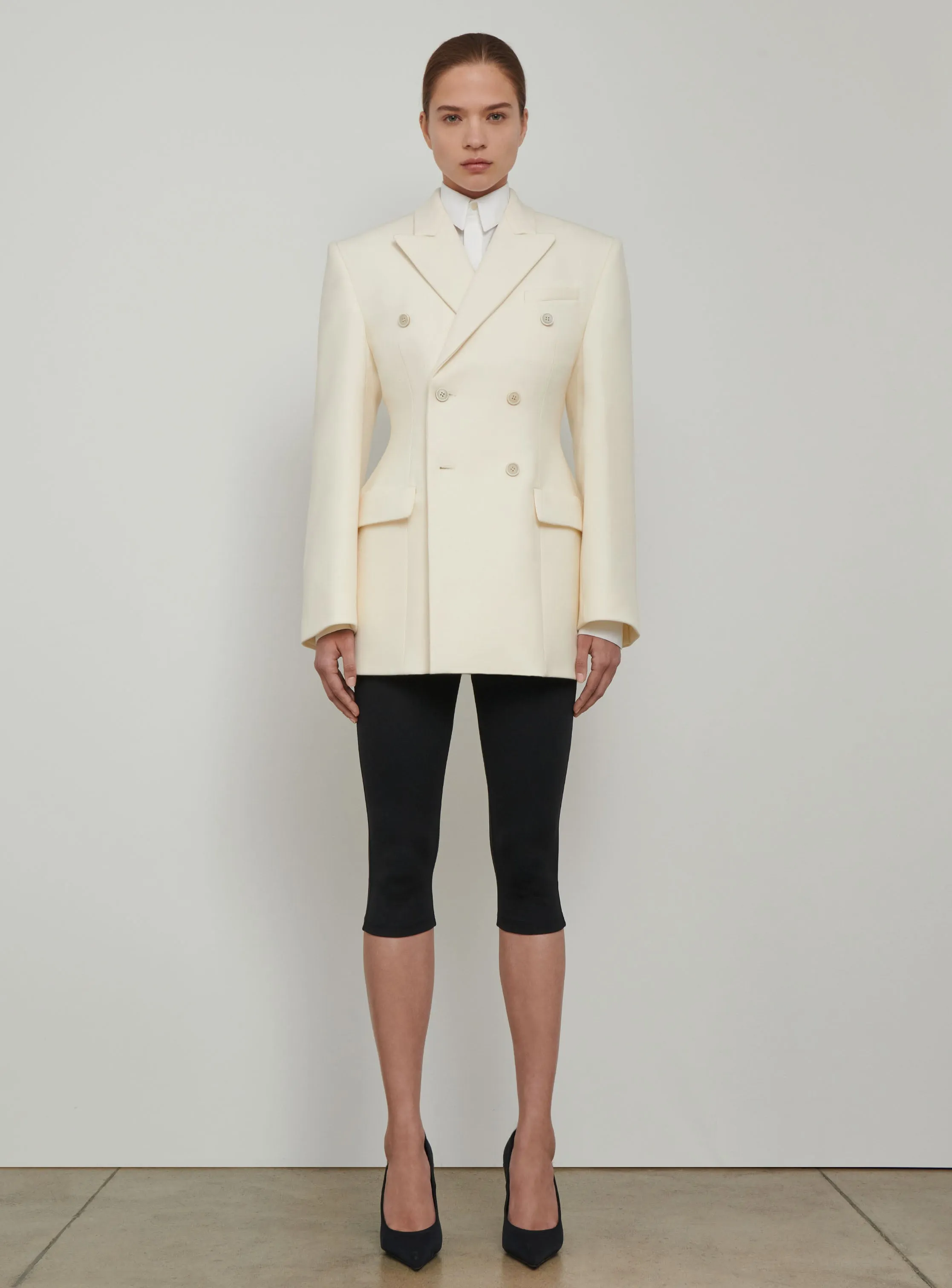 Double Breasted Contour Blazer sold by WARDROBE.NYC