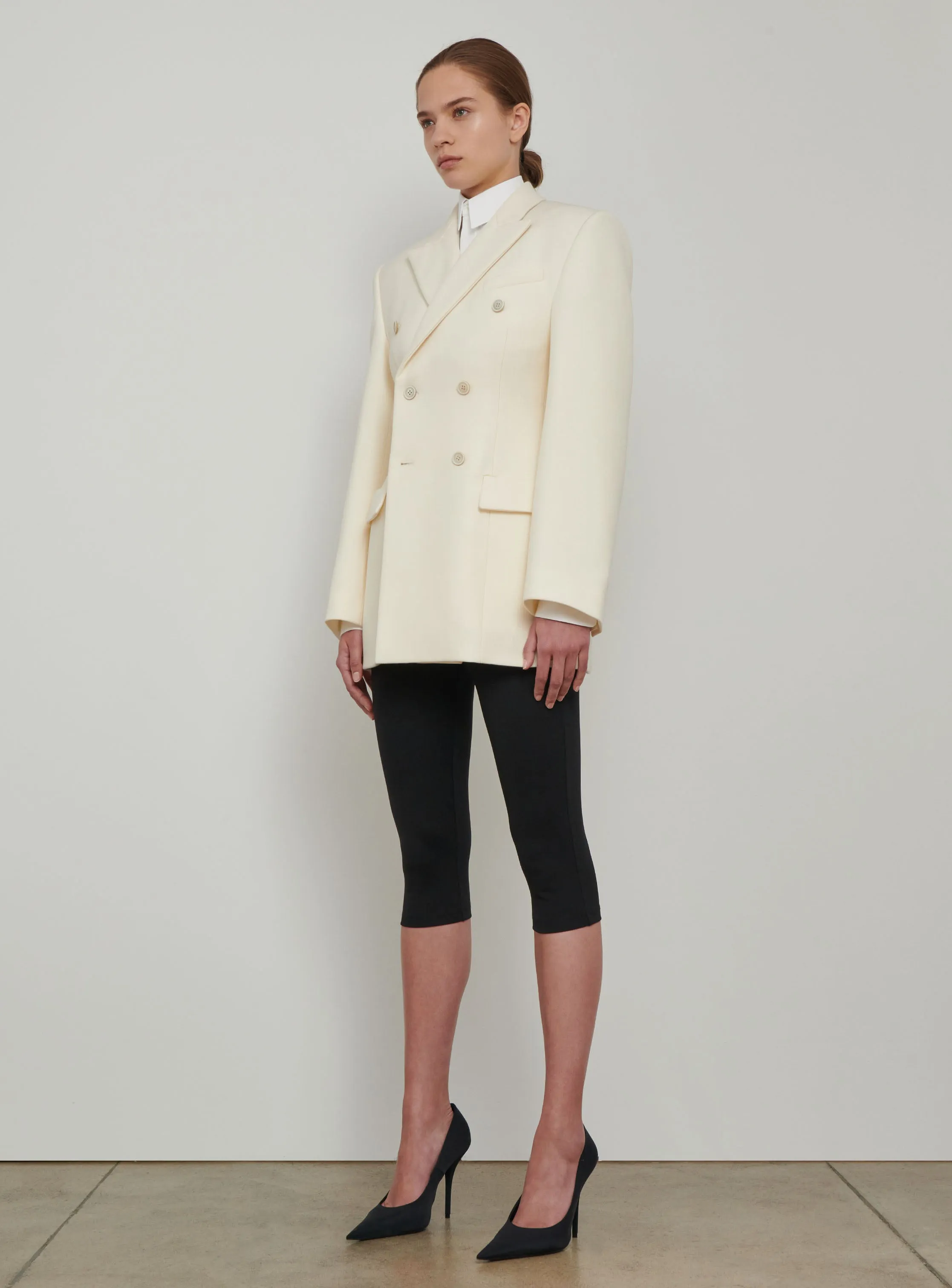 Double Breasted Contour Blazer sold by WARDROBE.NYC product image thumbnail 2