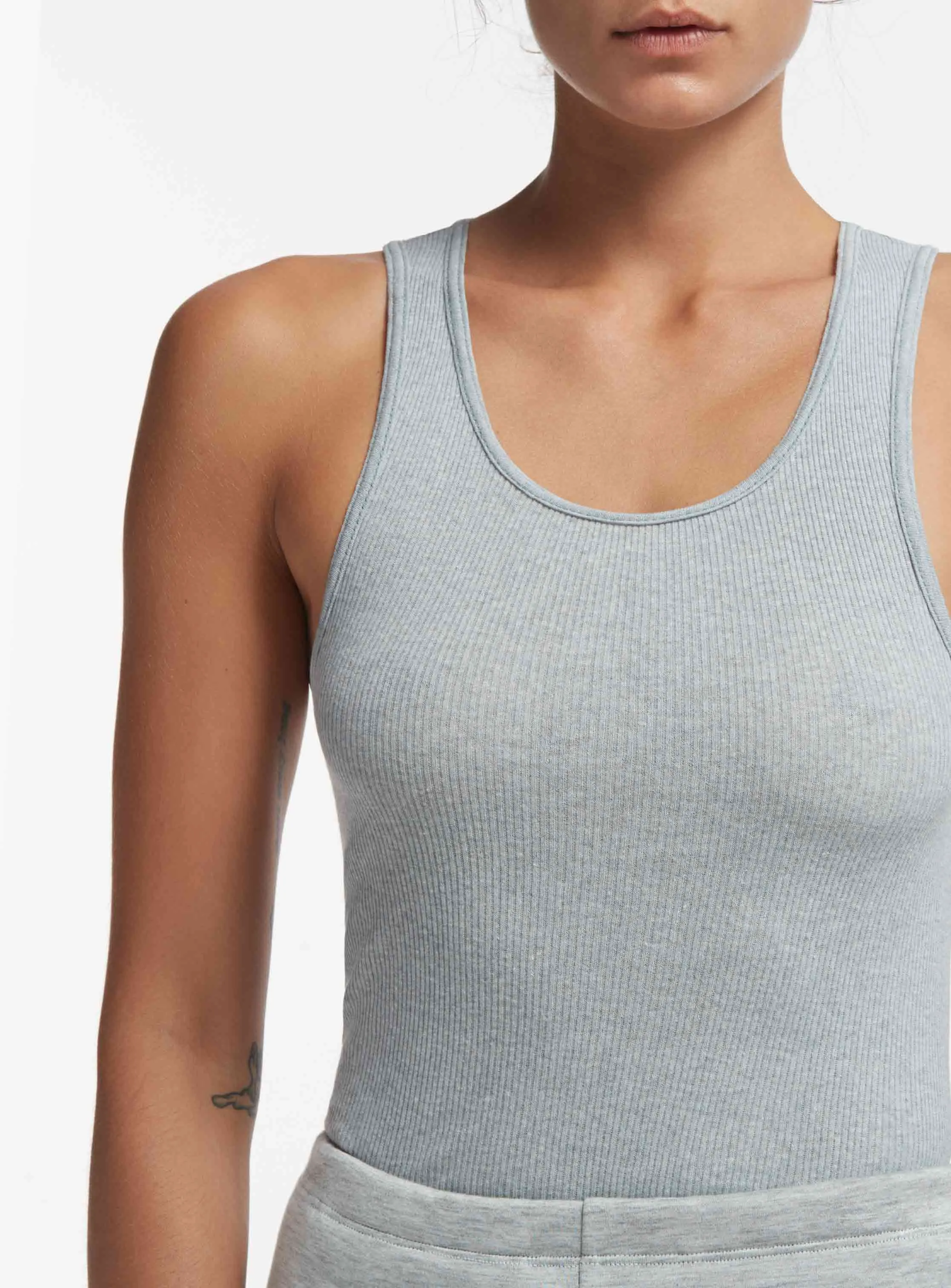 Ribbed Tank sold by WARDROBE.NYC product image thumbnail 4