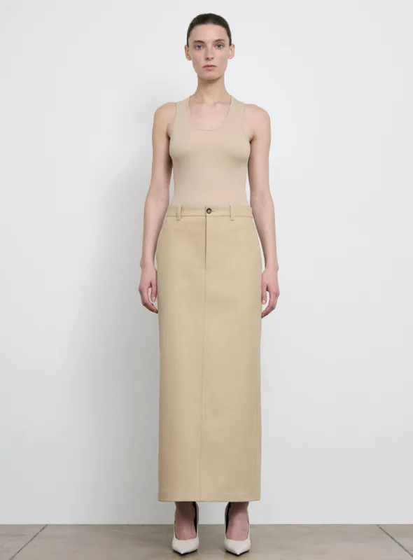 Drill Column Skirt sold by WARDROBE.NYC