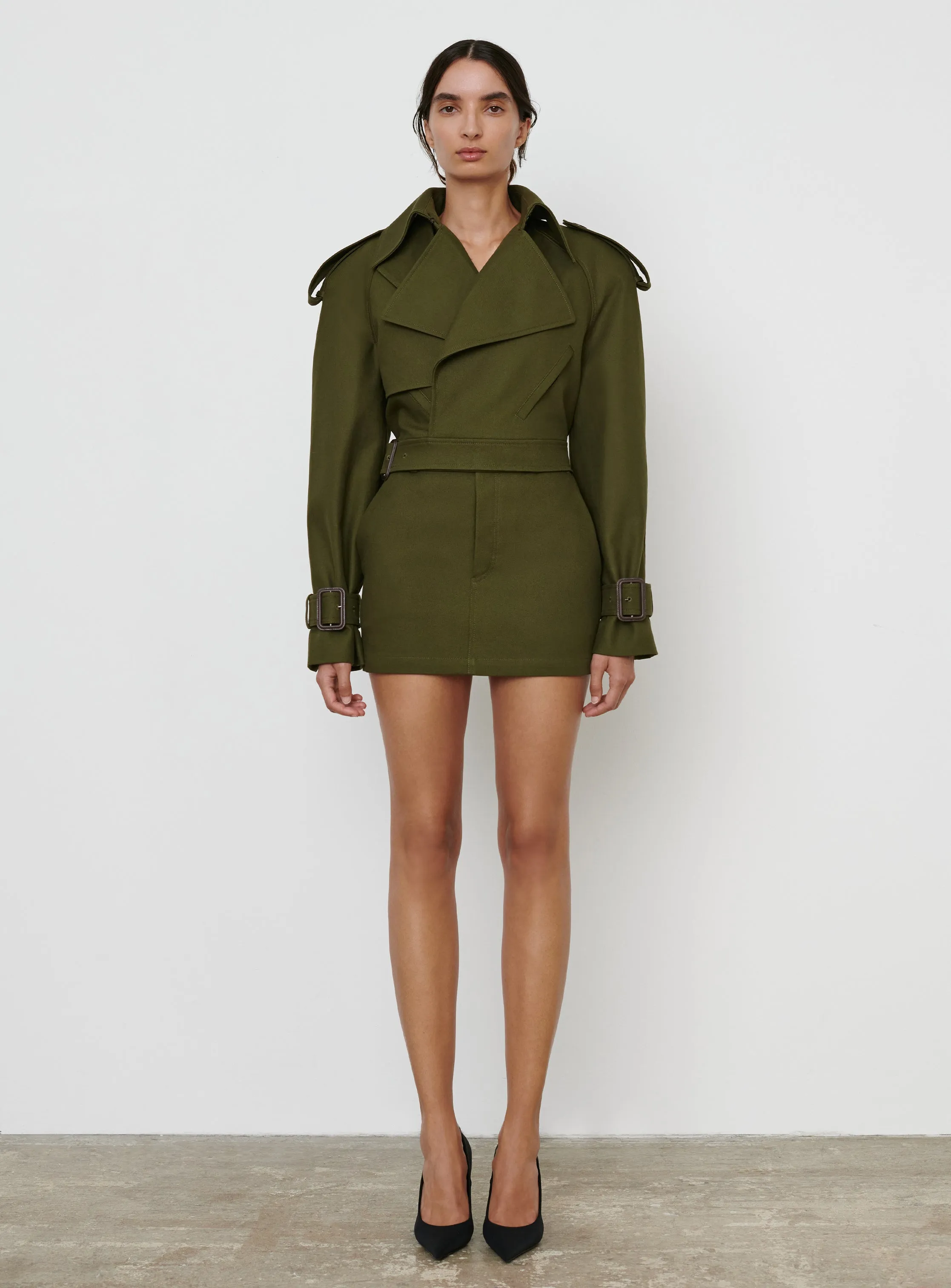 Drill Perfecto Trench sold by WARDROBE.NYC