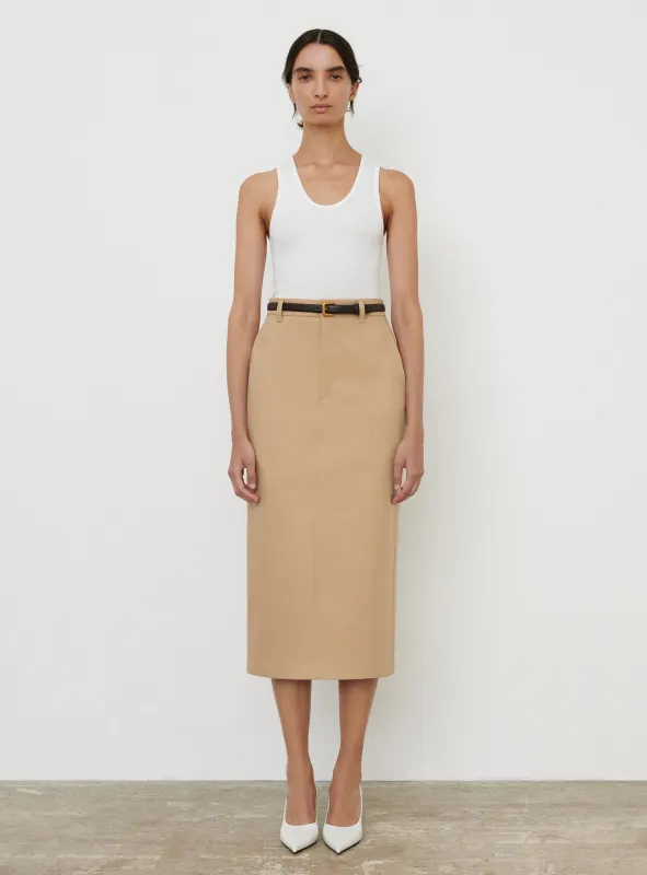 Drill Midi Skirt sold by WARDROBE.NYC