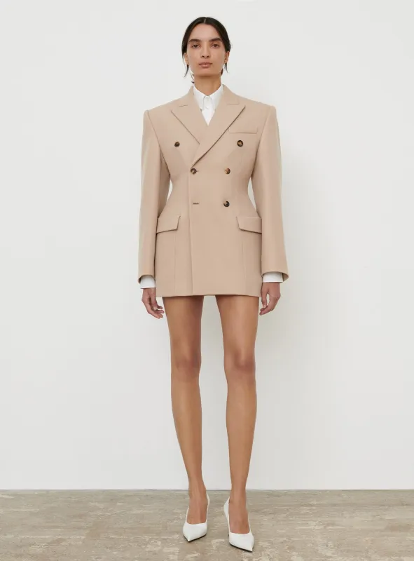 Double Breasted Contour Blazer sold by WARDROBE.NYC