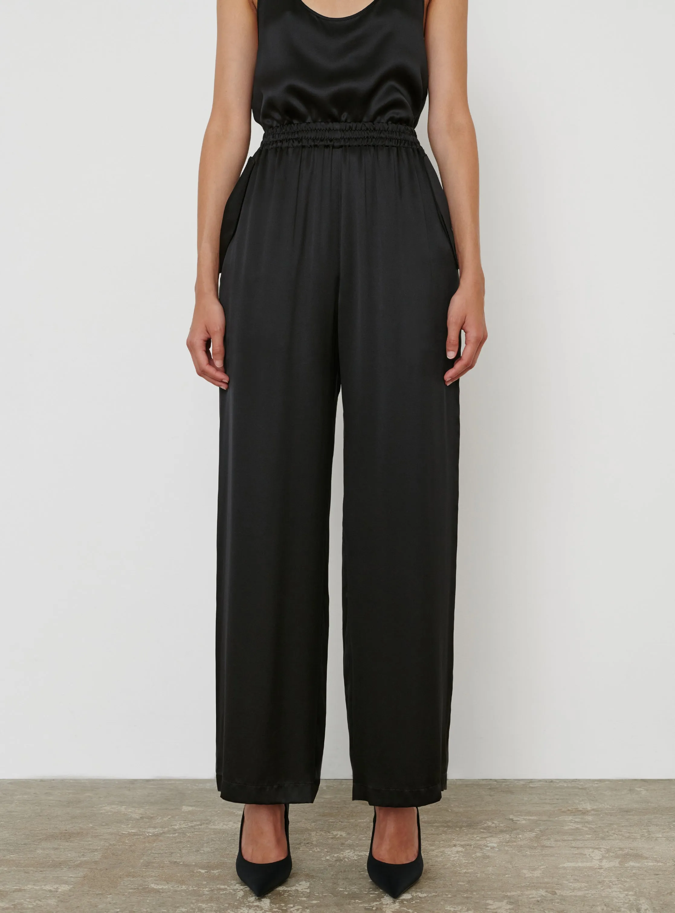 Satin Pajama Pant sold by WARDROBE.NYC product image thumbnail 3
