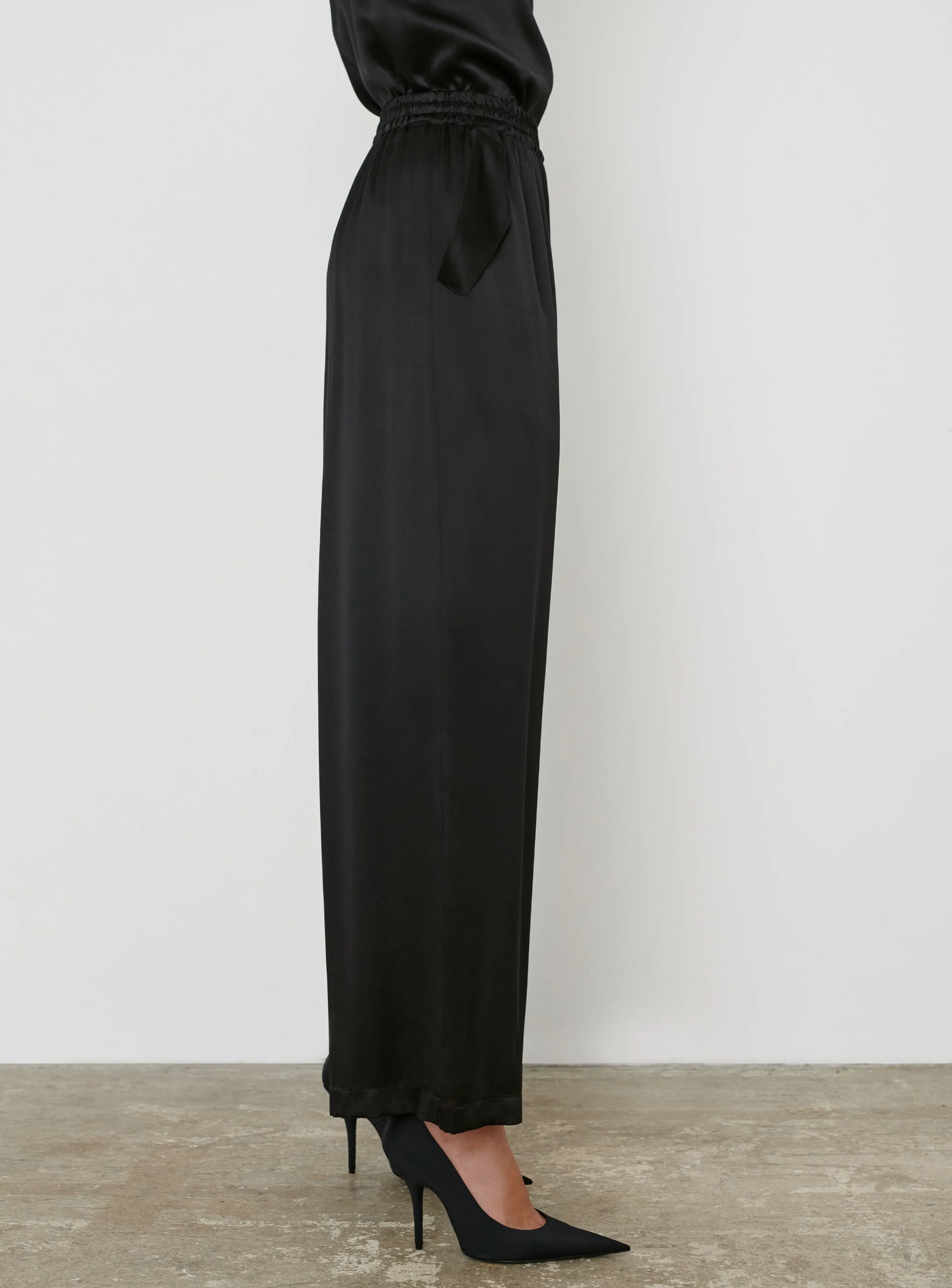 Satin Pajama Pant sold by WARDROBE.NYC product image thumbnail 4