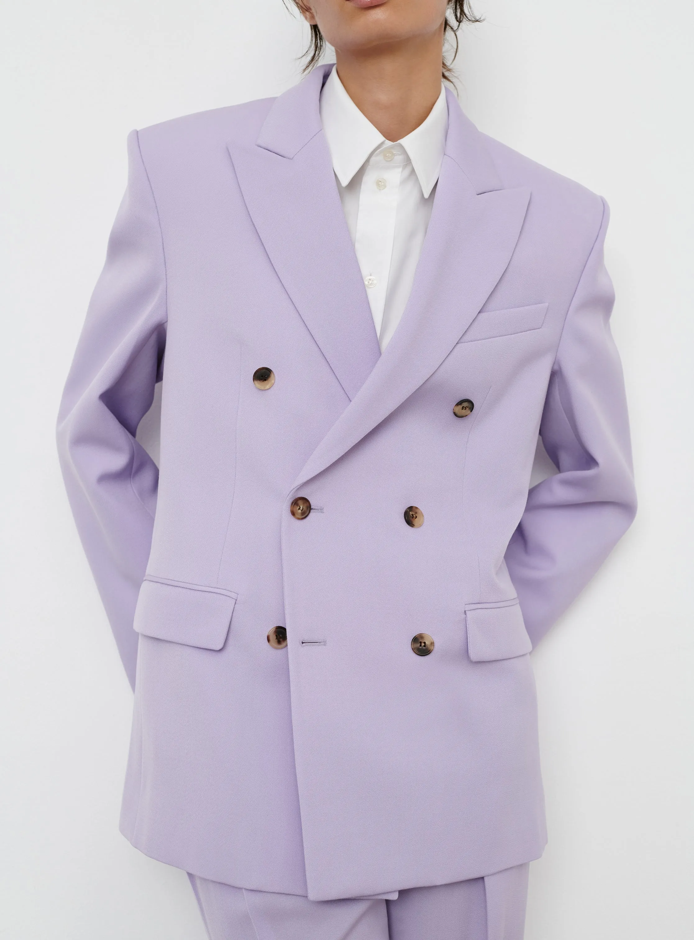 Double Breasted Blazer sold by WARDROBE.NYC product image thumbnail 4