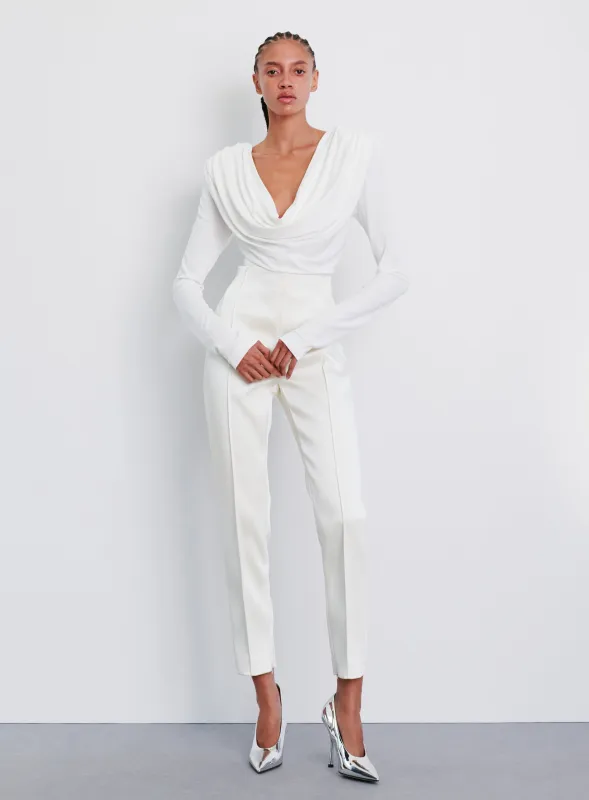 Evening Draped Neck sold by WARDROBE.NYC