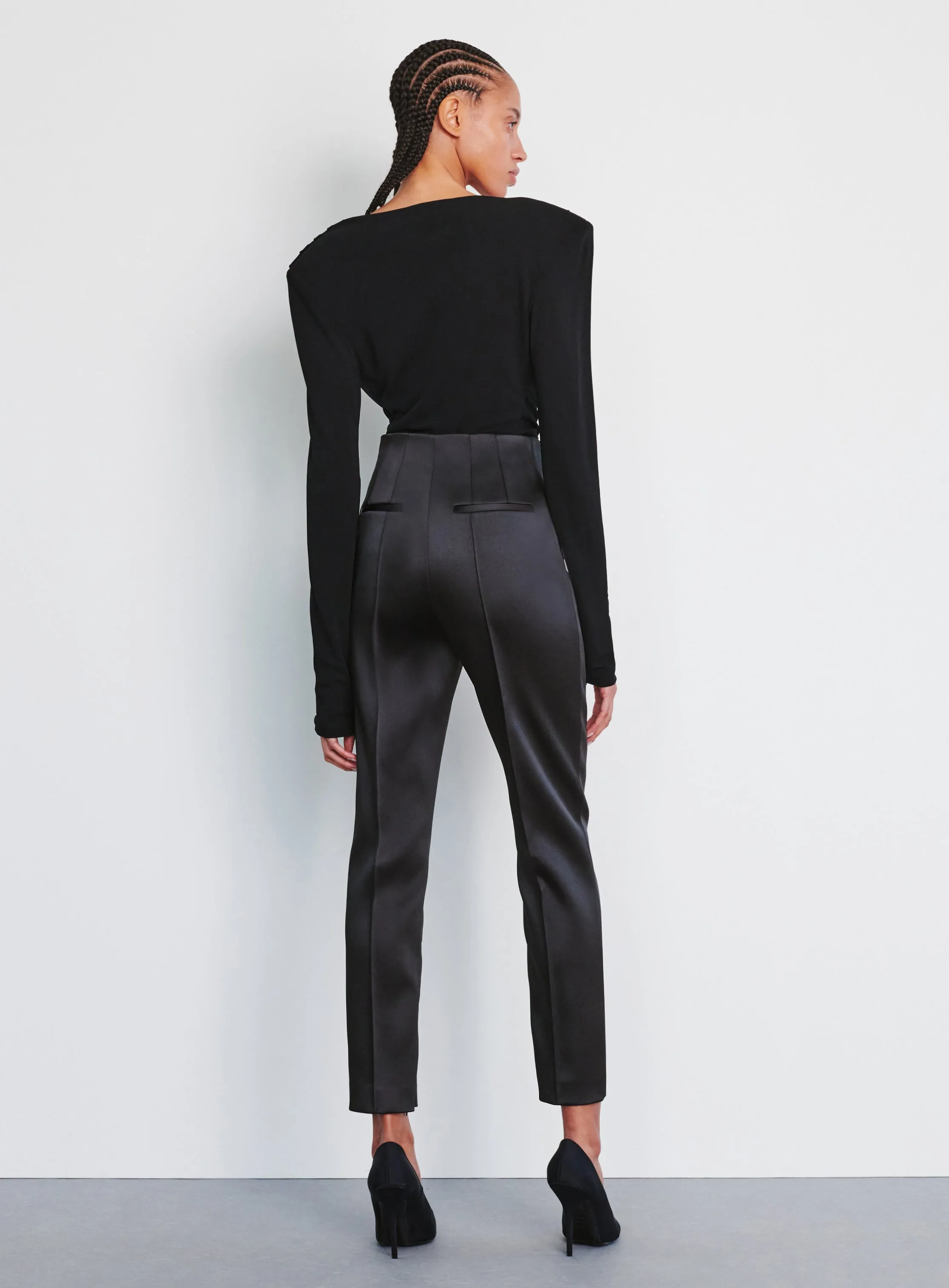 Evening Draped Neck sold by WARDROBE.NYC product image thumbnail 3