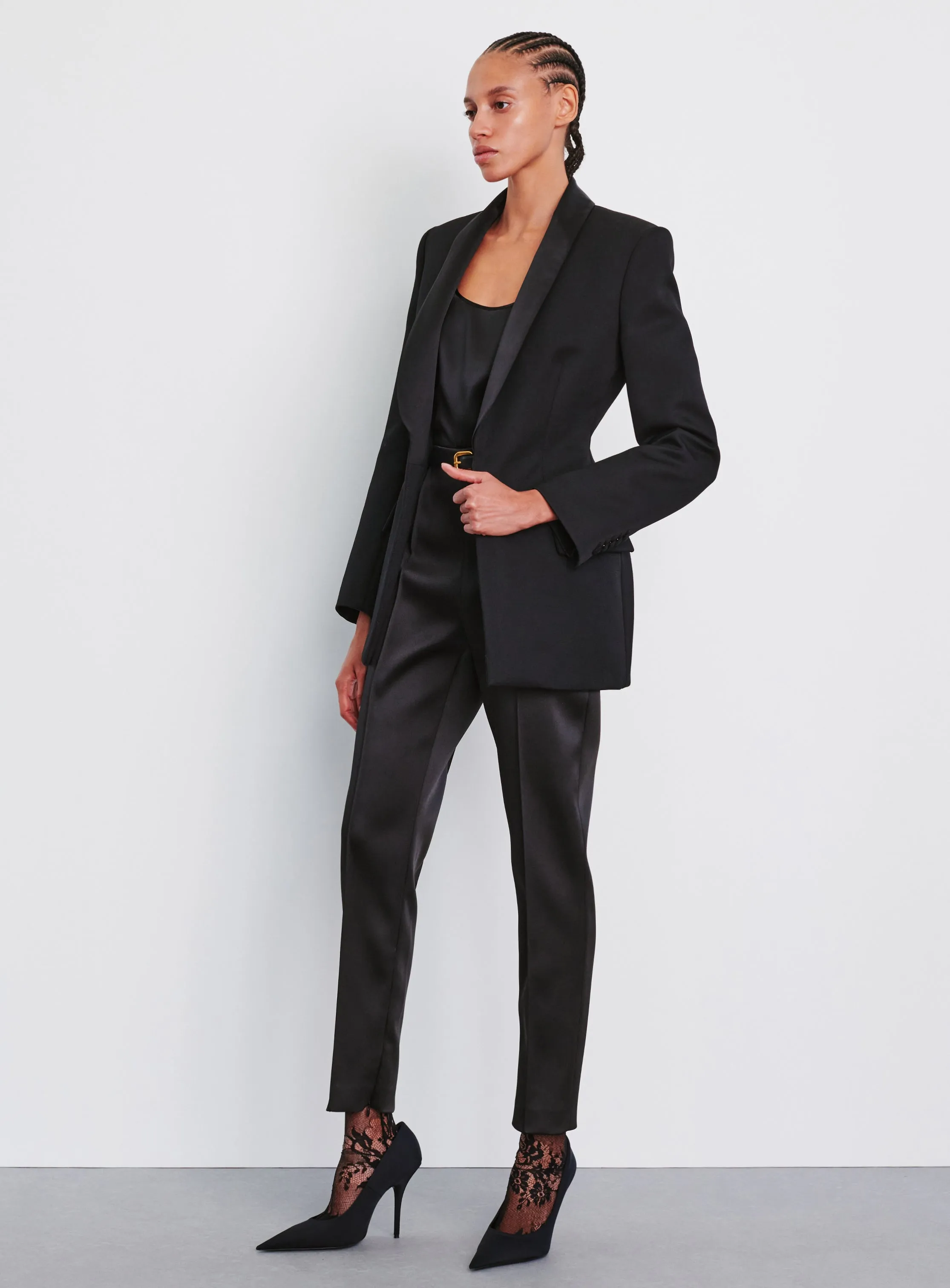 Evening Tuxedo Blazer sold by WARDROBE.NYC product image thumbnail 2