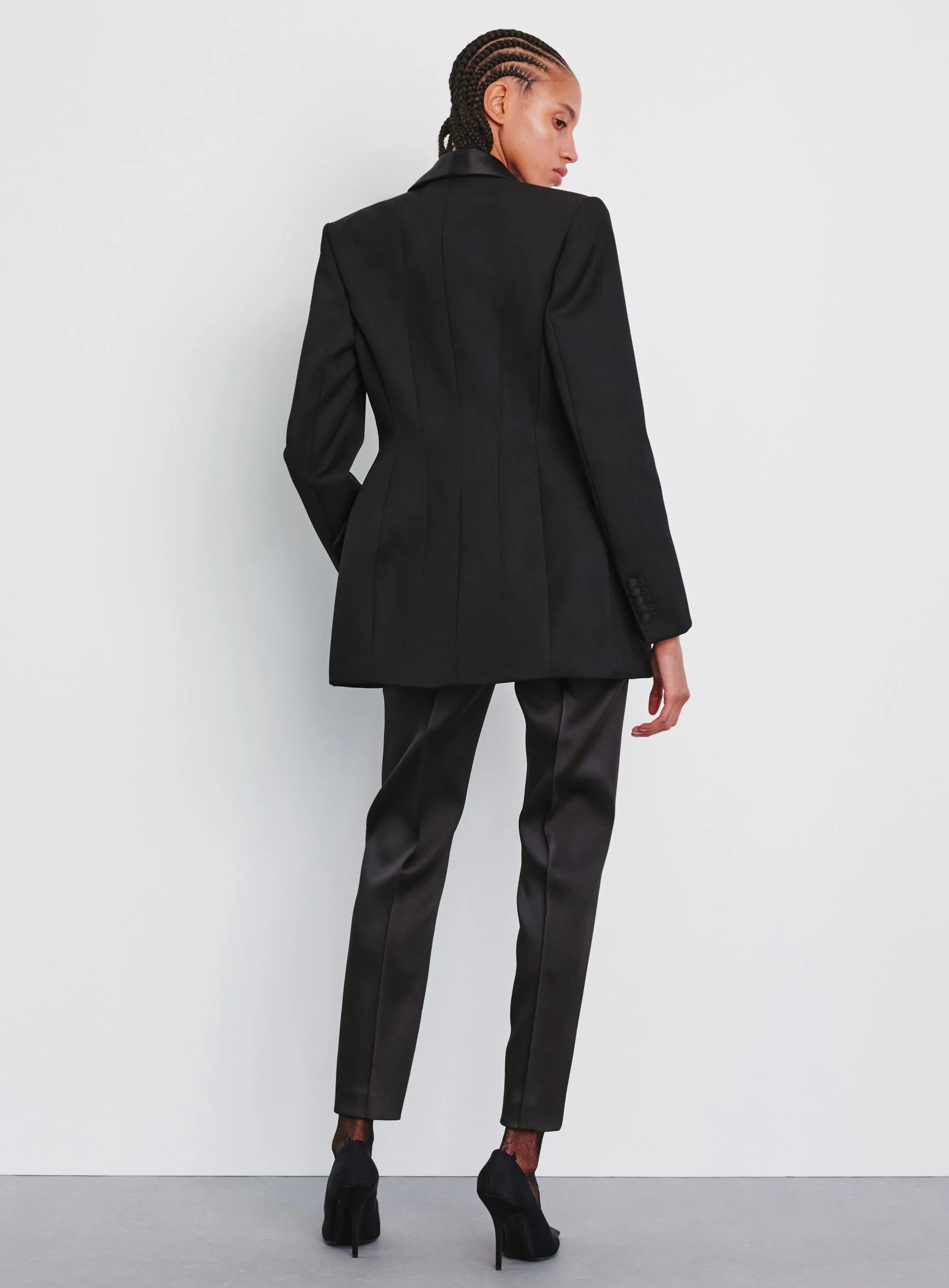 Evening Tuxedo Blazer sold by WARDROBE.NYC product image thumbnail 3