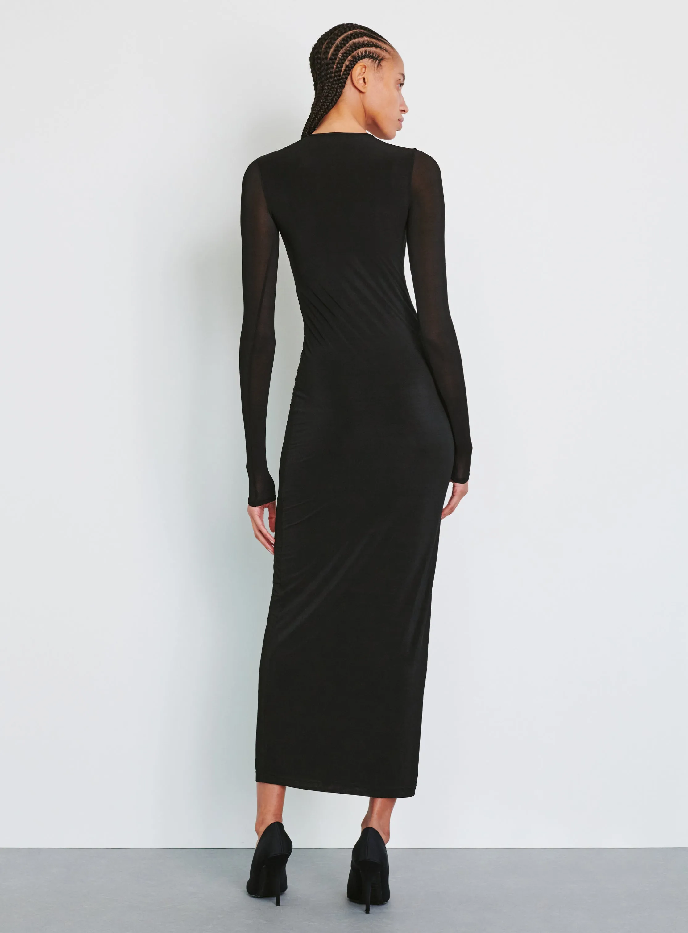 Sheer Dress Midi sold by WARDROBE.NYC product image thumbnail 3