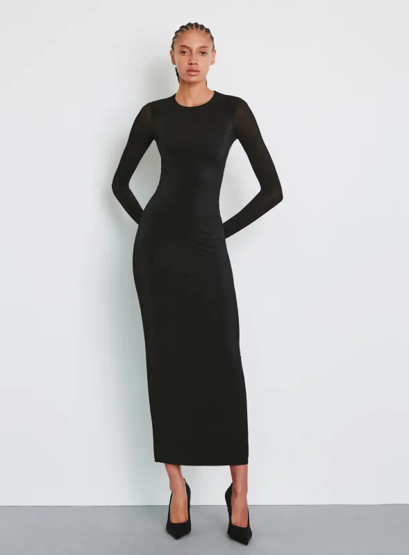 Sheer Dress Midi made by WARDROBE.NYC