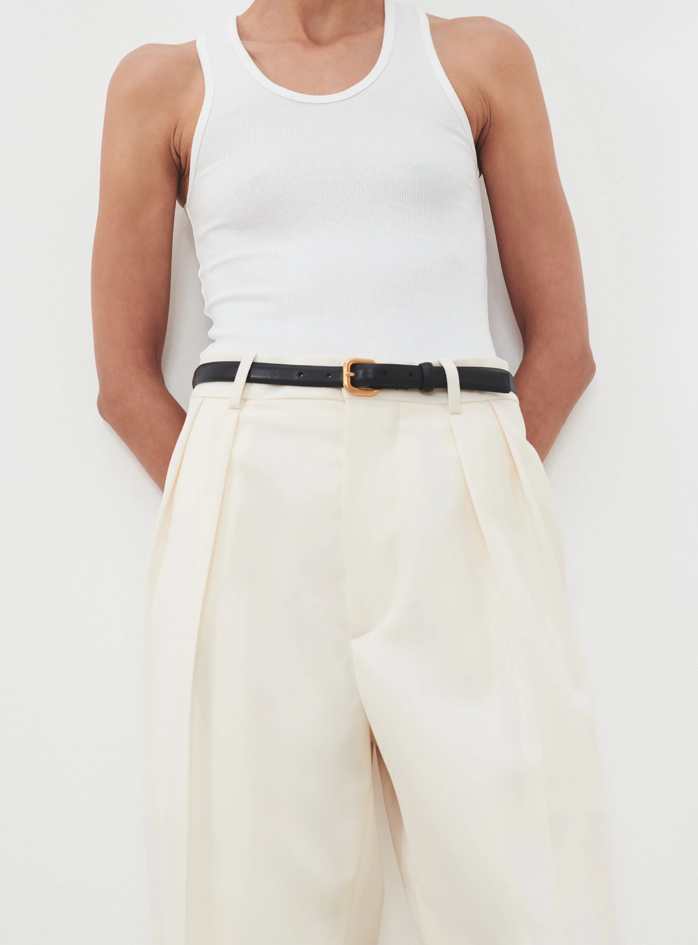 Tapered Low Rise Trouser sold by WARDROBE.NYC product image thumbnail 4