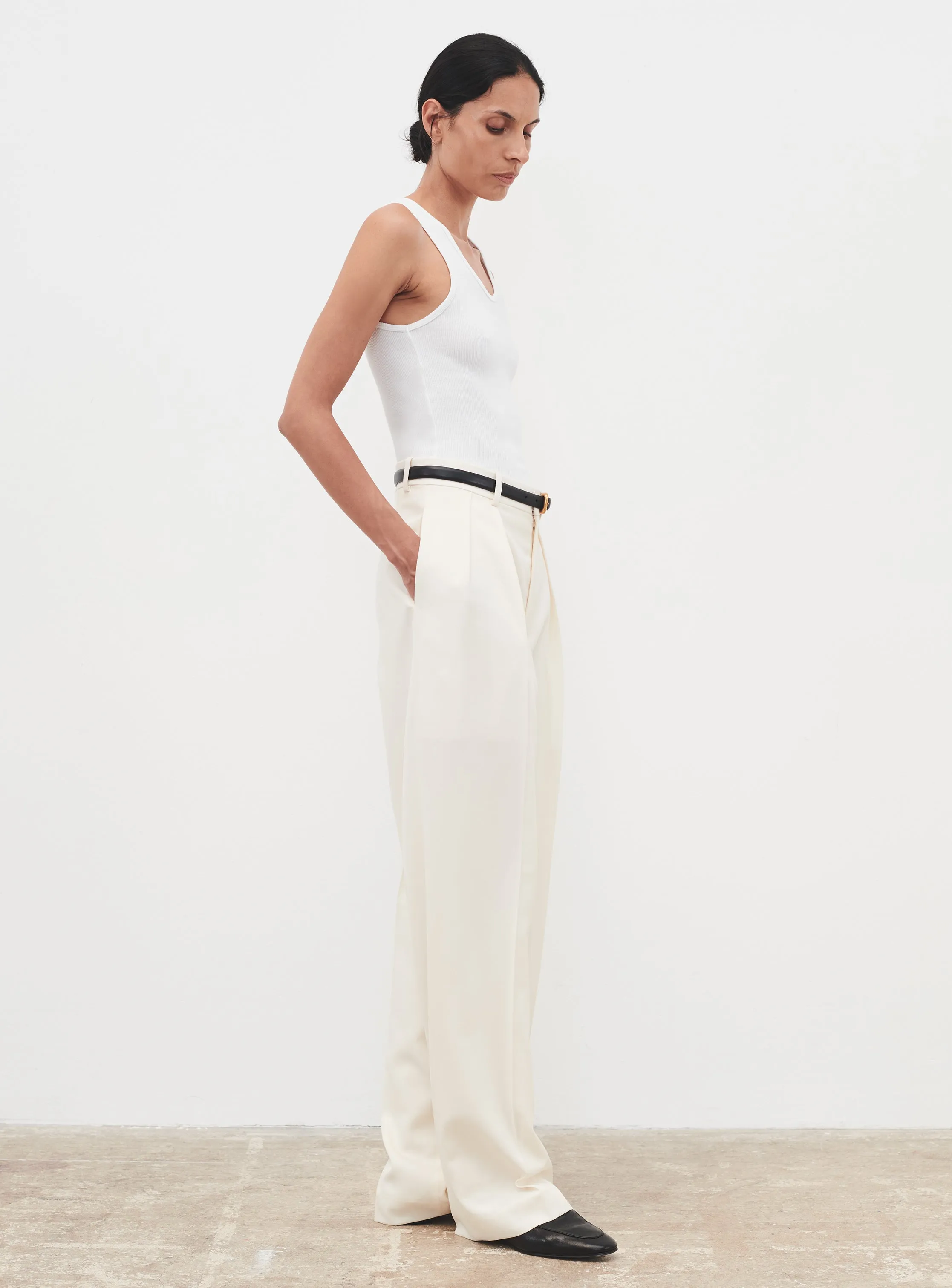 Tapered Low Rise Trouser sold by WARDROBE.NYC product image thumbnail 2