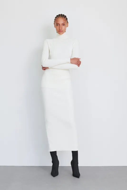 Matte Column Skirt made by WARDROBE.NYC