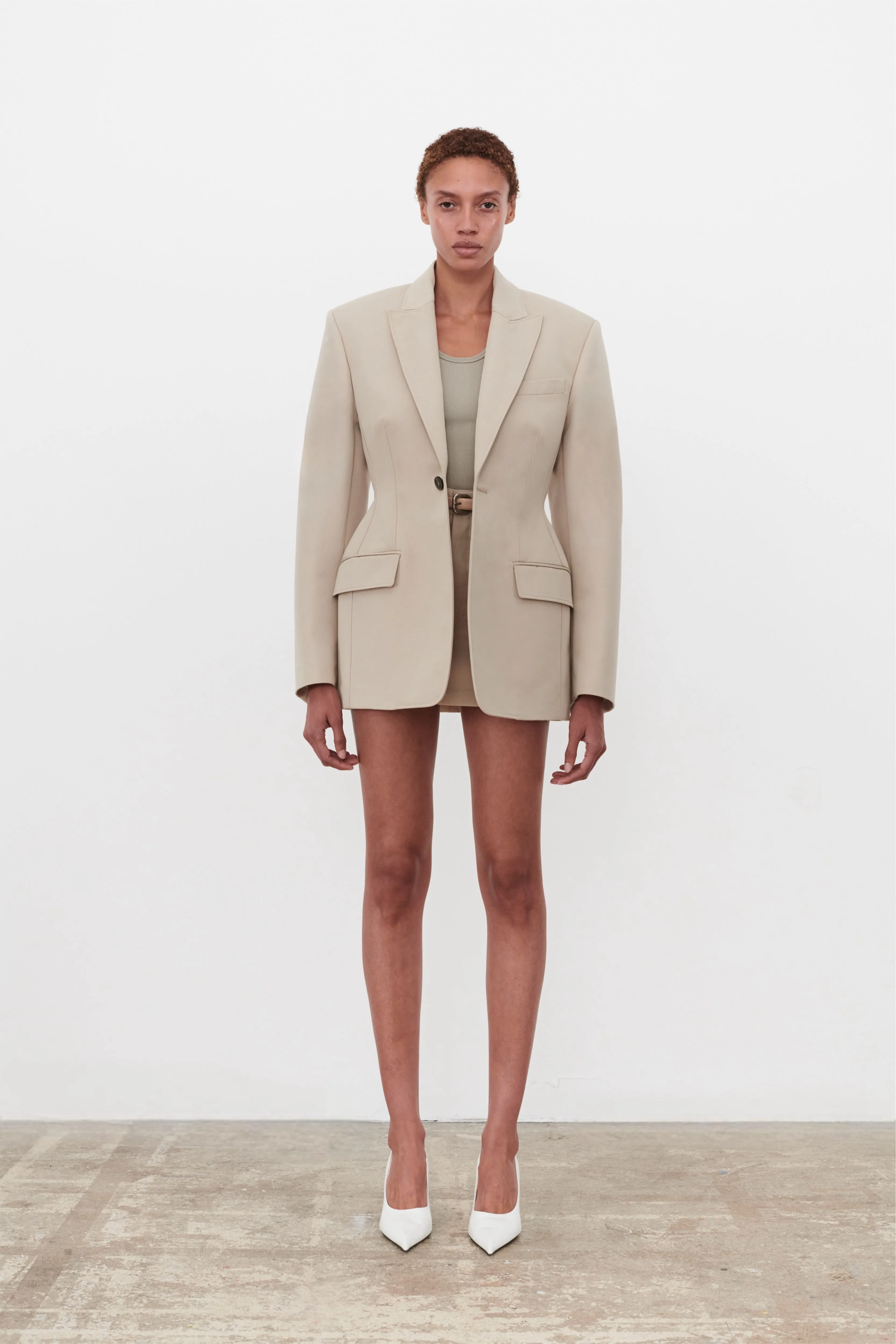 Drill Contour Blazer sold by WARDROBE.NYC