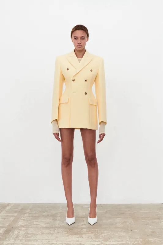 Exclusive Double Breasted Contour Blazer made by WARDROBE.NYC