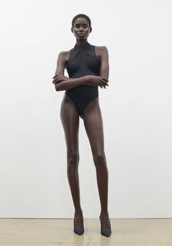 Translucent Tank Bodysuit made by WARDROBE.NYC