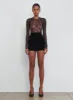 Velvet Mini Skirt sold by WARDROBE.NYC