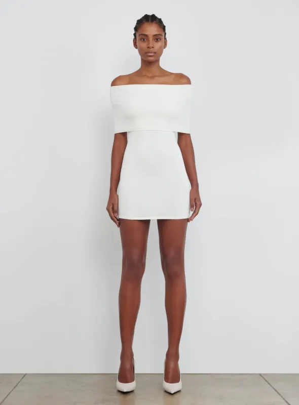 Off Shoulder Mini Dress sold by WARDROBE.NYC