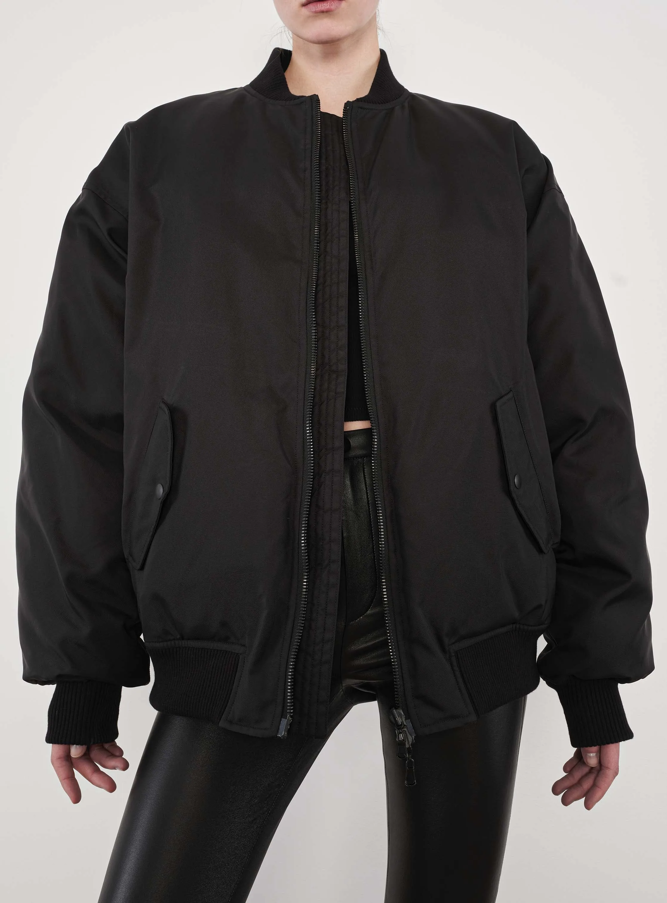 Reversible Bomber Jacket sold by WARDROBE.NYC product image thumbnail 4