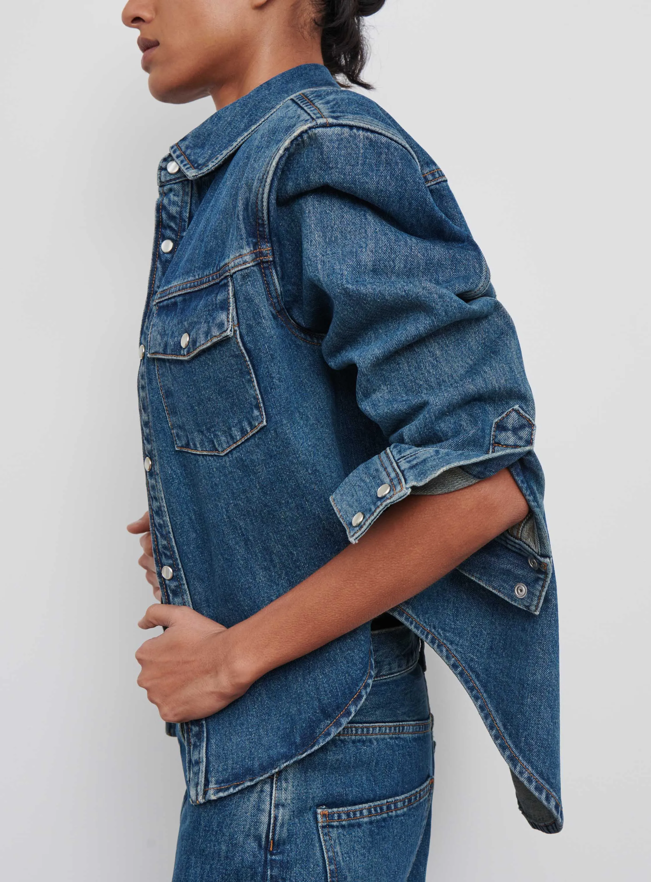 Denim Jacket sold by WARDROBE.NYC product image thumbnail 5