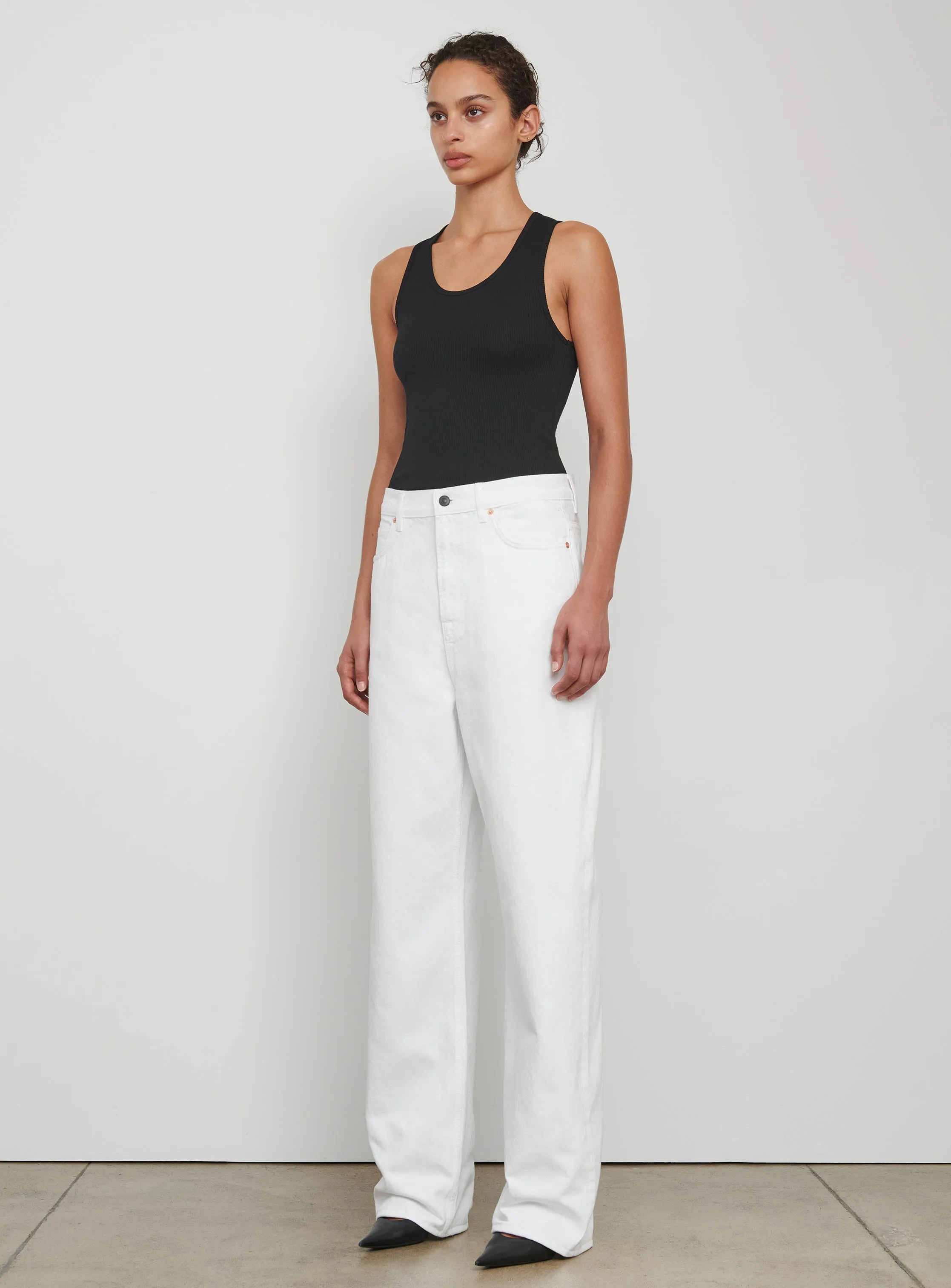 Denim Low Rise Jean sold by WARDROBE.NYC product image thumbnail 2