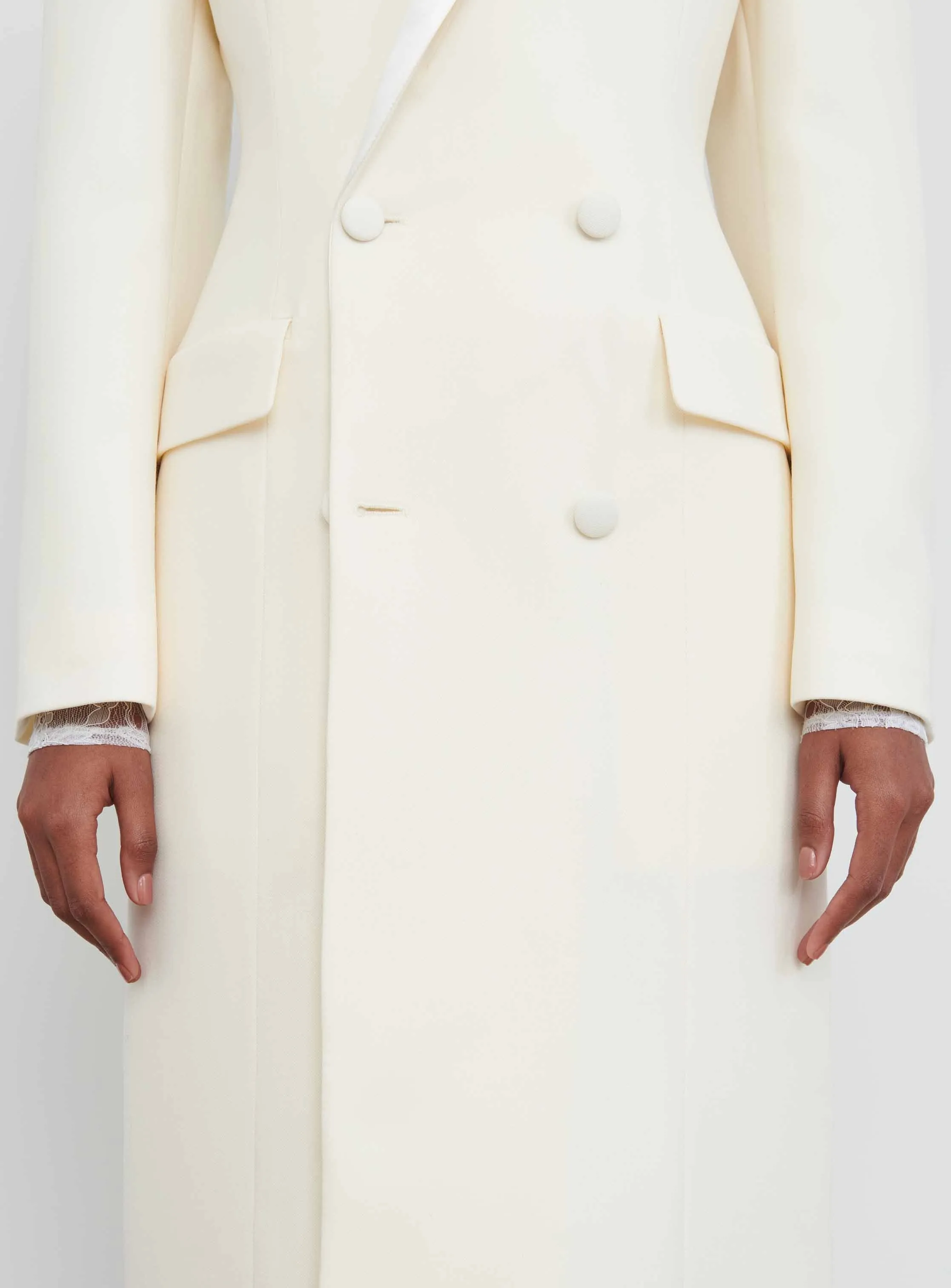 Sculpted Coat Dress sold by WARDROBE.NYC product image thumbnail 5