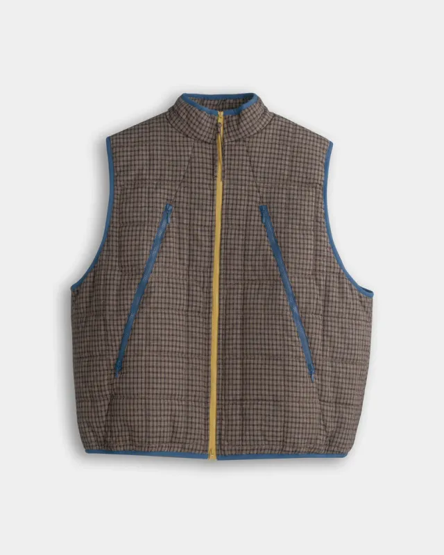 DUAL-ZIP PADDED VEST made by Futuremade Studio