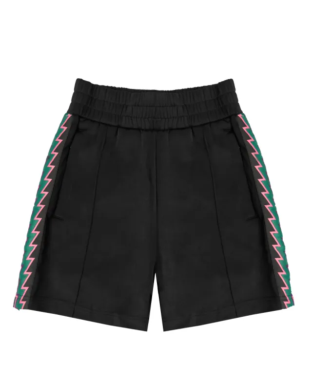 Ashluxe Track Short Black sold by Ashluxe