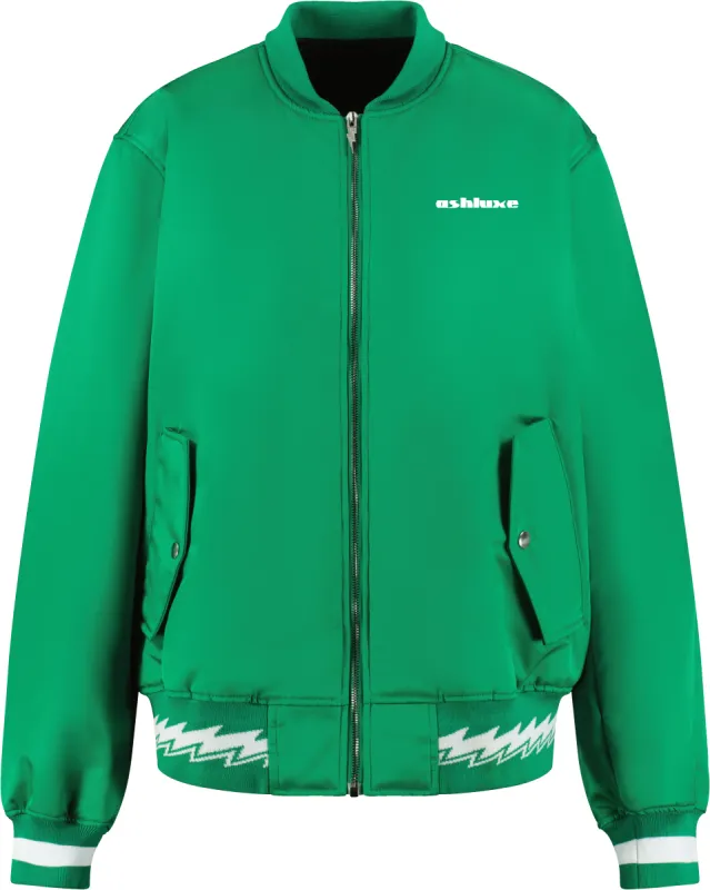 ASHLUXE Bomber Jacket - Green sold by Ashluxe