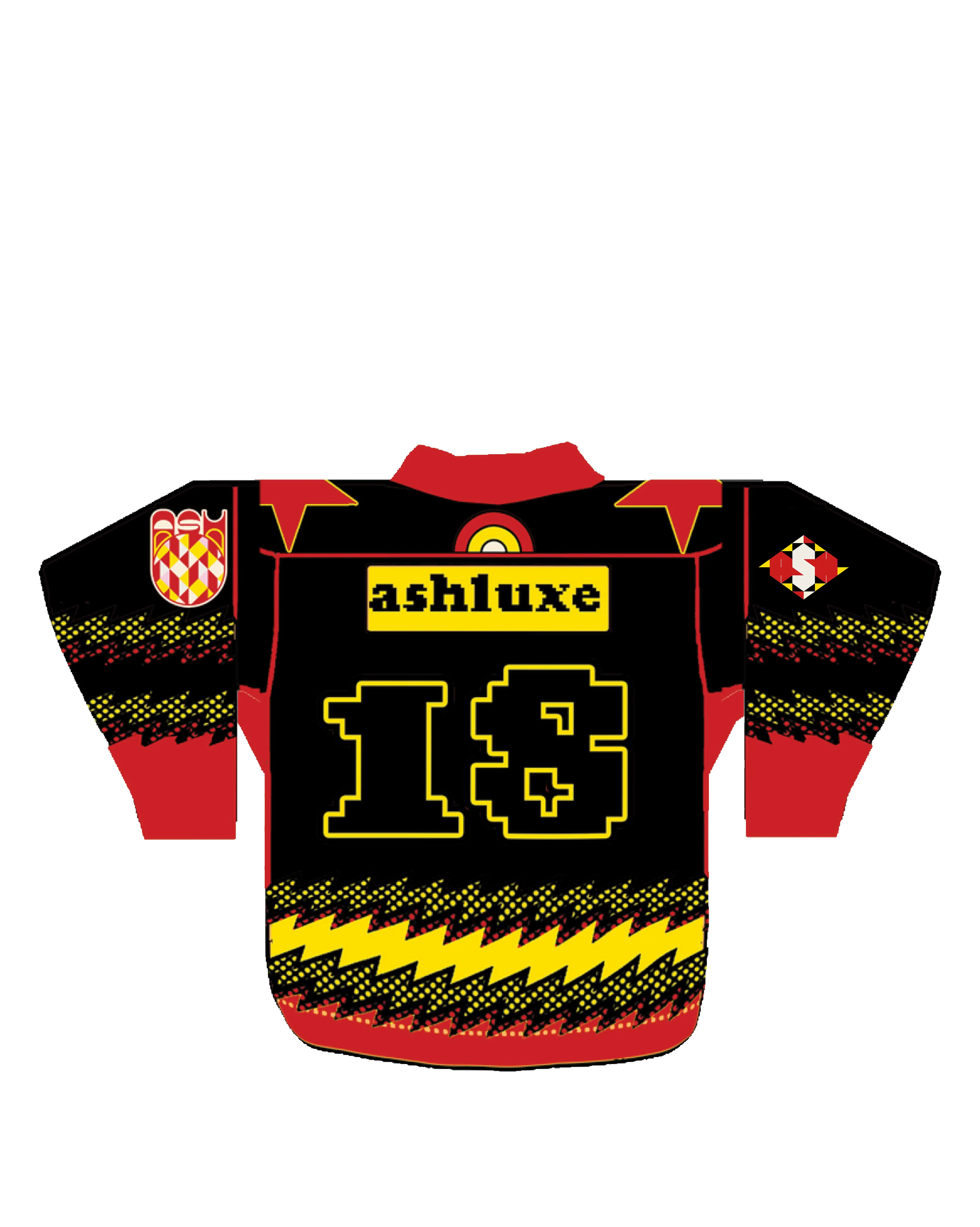 Ashluxe Hockey Jersey - Black sold by Ashluxe product image thumbnail 2