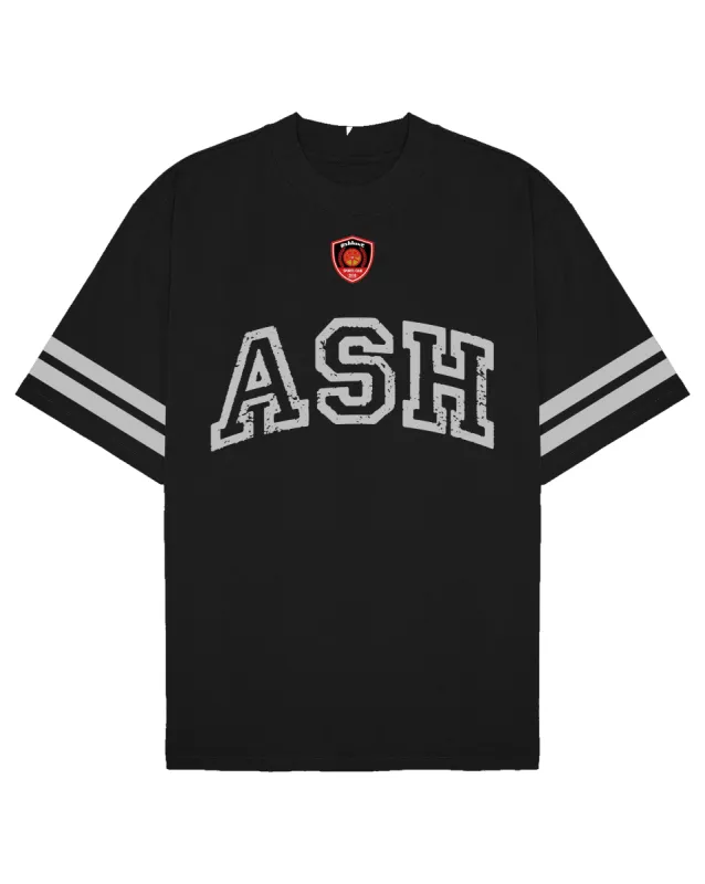 Ashluxe ASH Logo Sports Jersey Black sold by Ashluxe