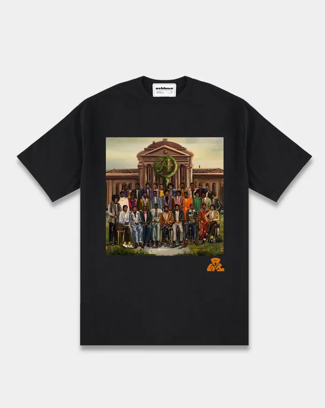 Ashluxe Collegiate T-shirt Black sold by Ashluxe