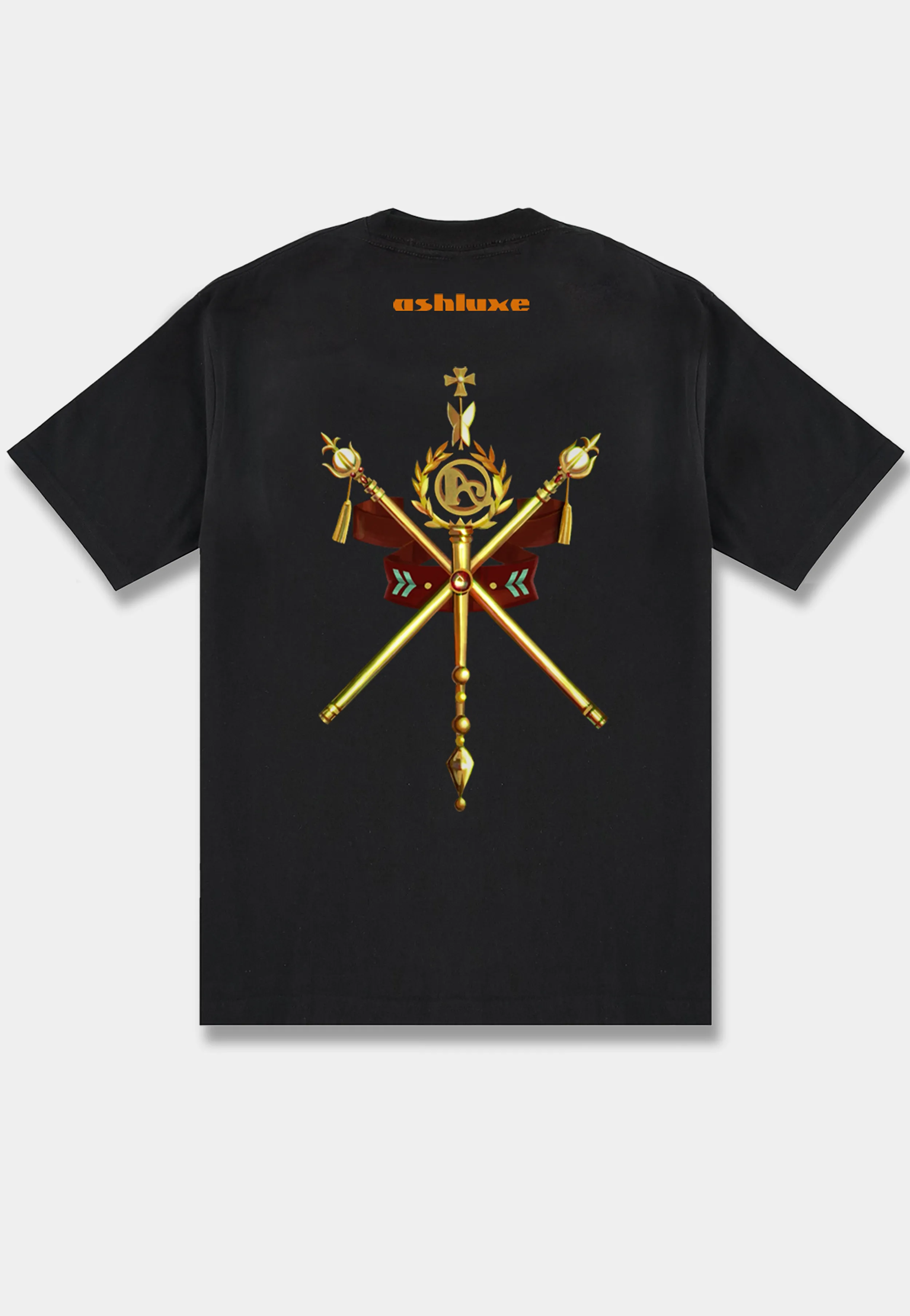 Ashluxe Collegiate T-shirt Black sold by Ashluxe product image thumbnail 2