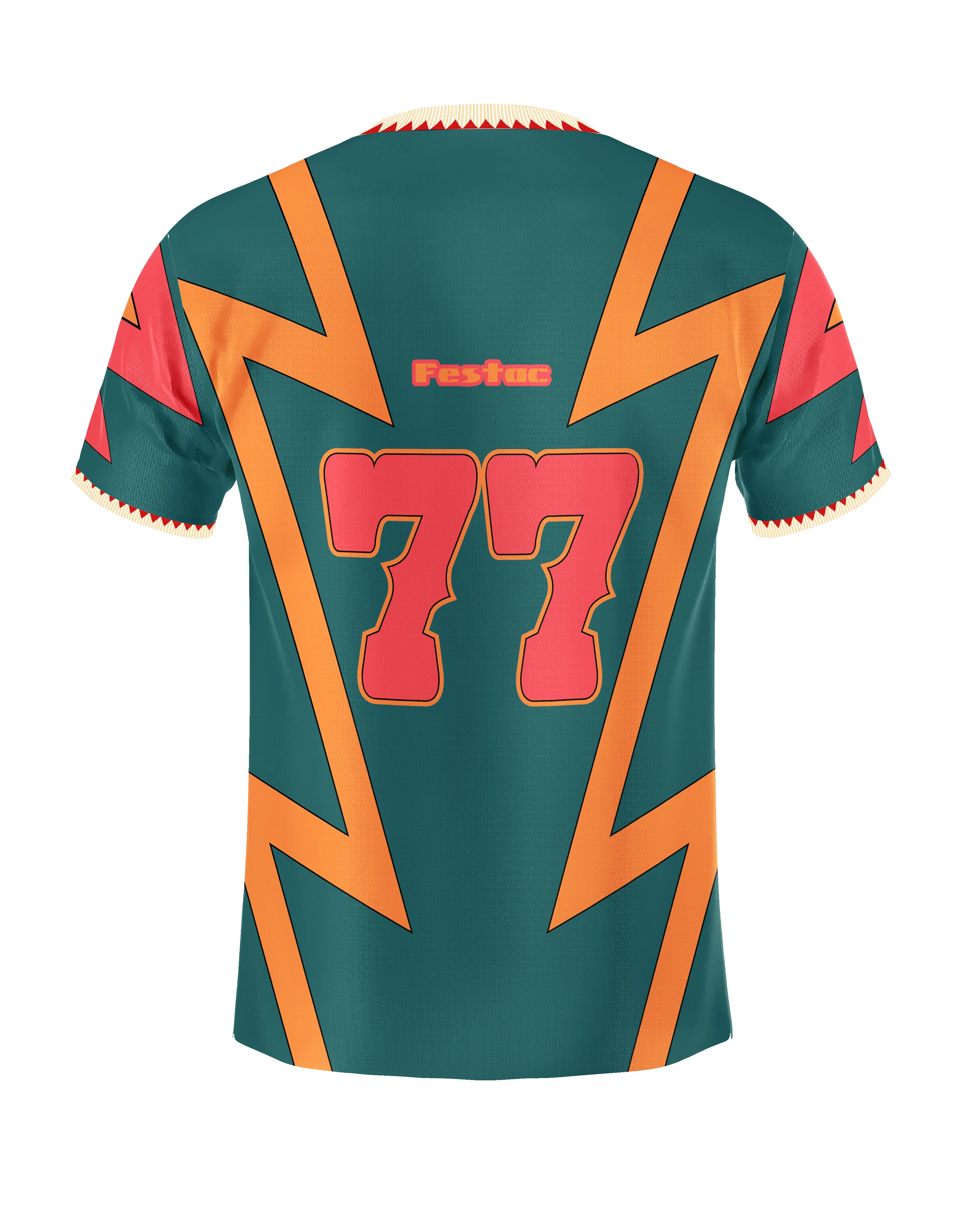 Ashluxe Festac 77 Zig Jersey Multi Green Yellow sold by Ashluxe product image thumbnail 2