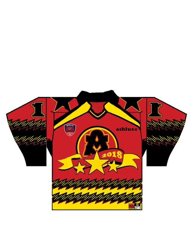Ashluxe Hockey Jersey Red sold by Ashluxe