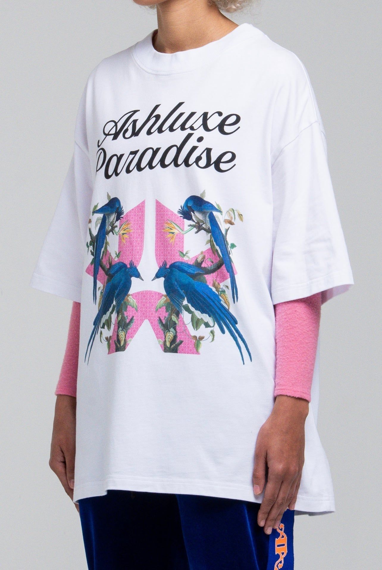 Embroidered Stellar Jay T-Shirt 00376A sold by Ashluxe product image thumbnail 2
