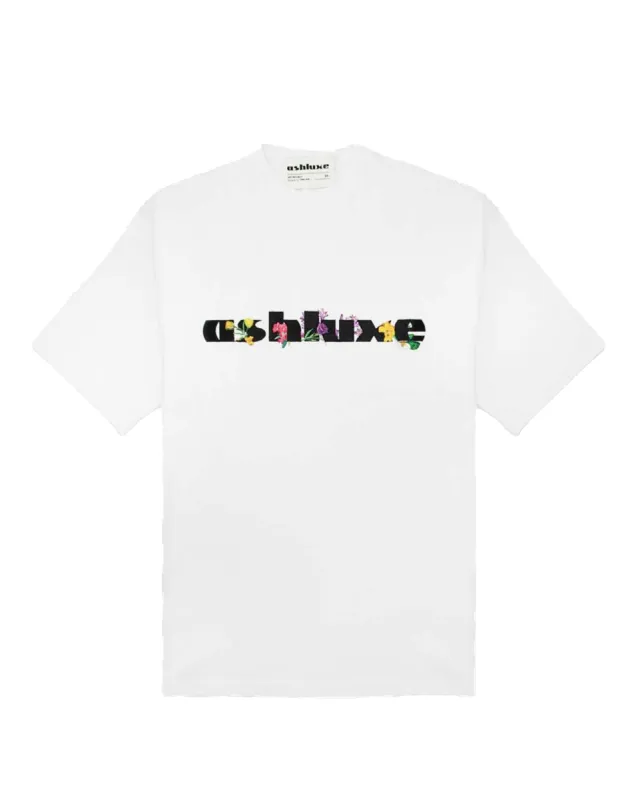 ASHLUXE Garden Logo T-Shirt White sold by Ashluxe