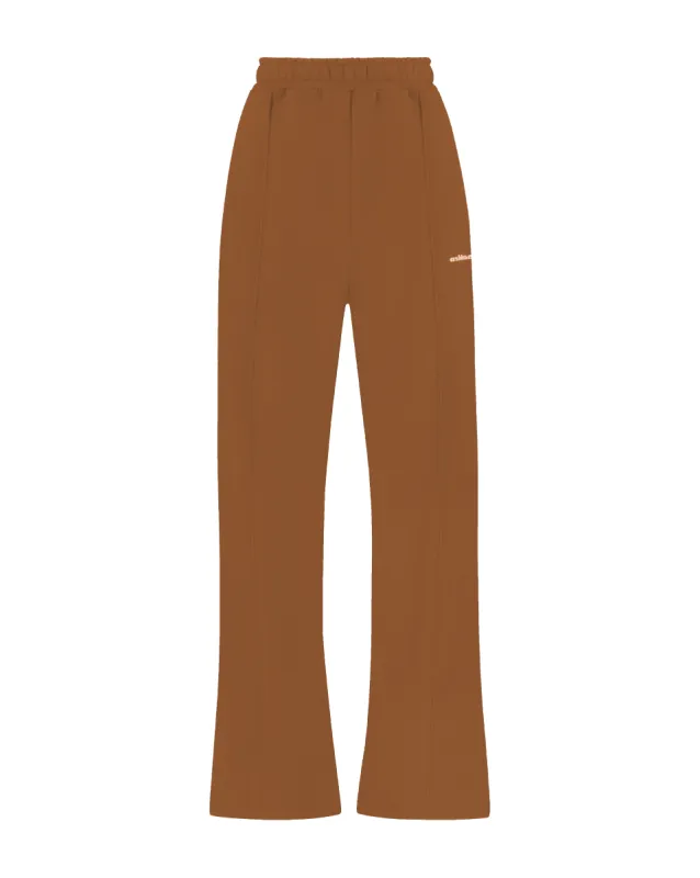 Ash Logo Sweatpants - Brown sold by Ashluxe