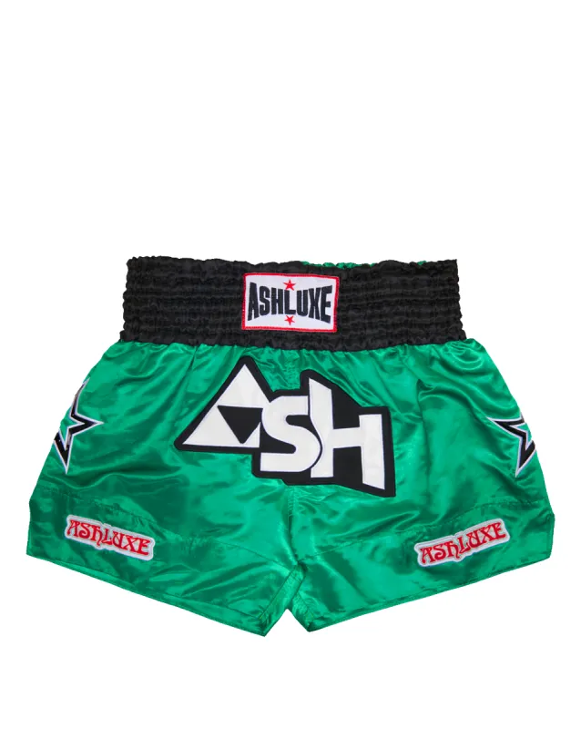 Ashluxe Boxing Trunk Green White sold by Ashluxe