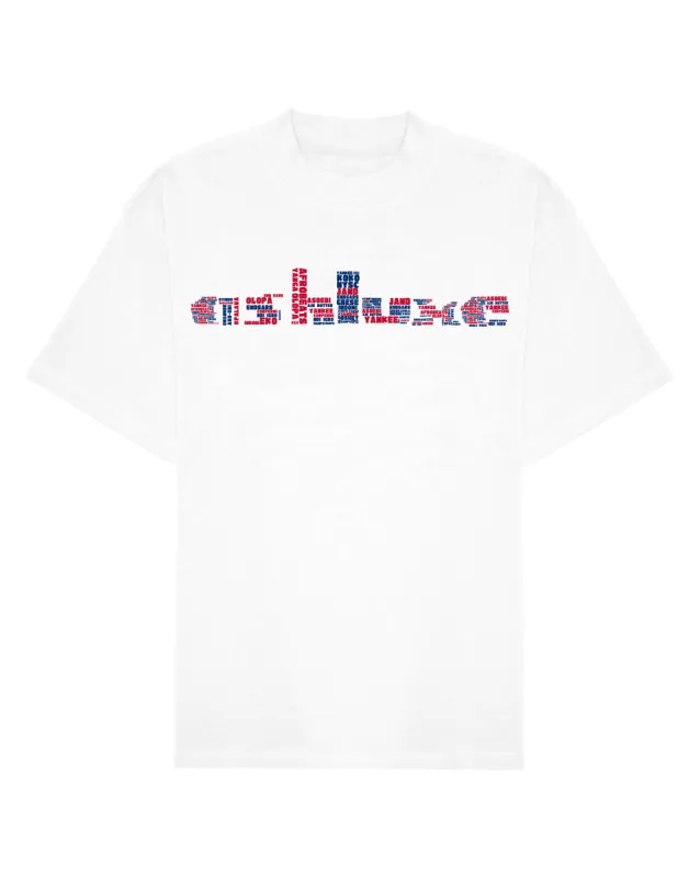 Ashluxe Slang T-Shirt White sold by Ashluxe