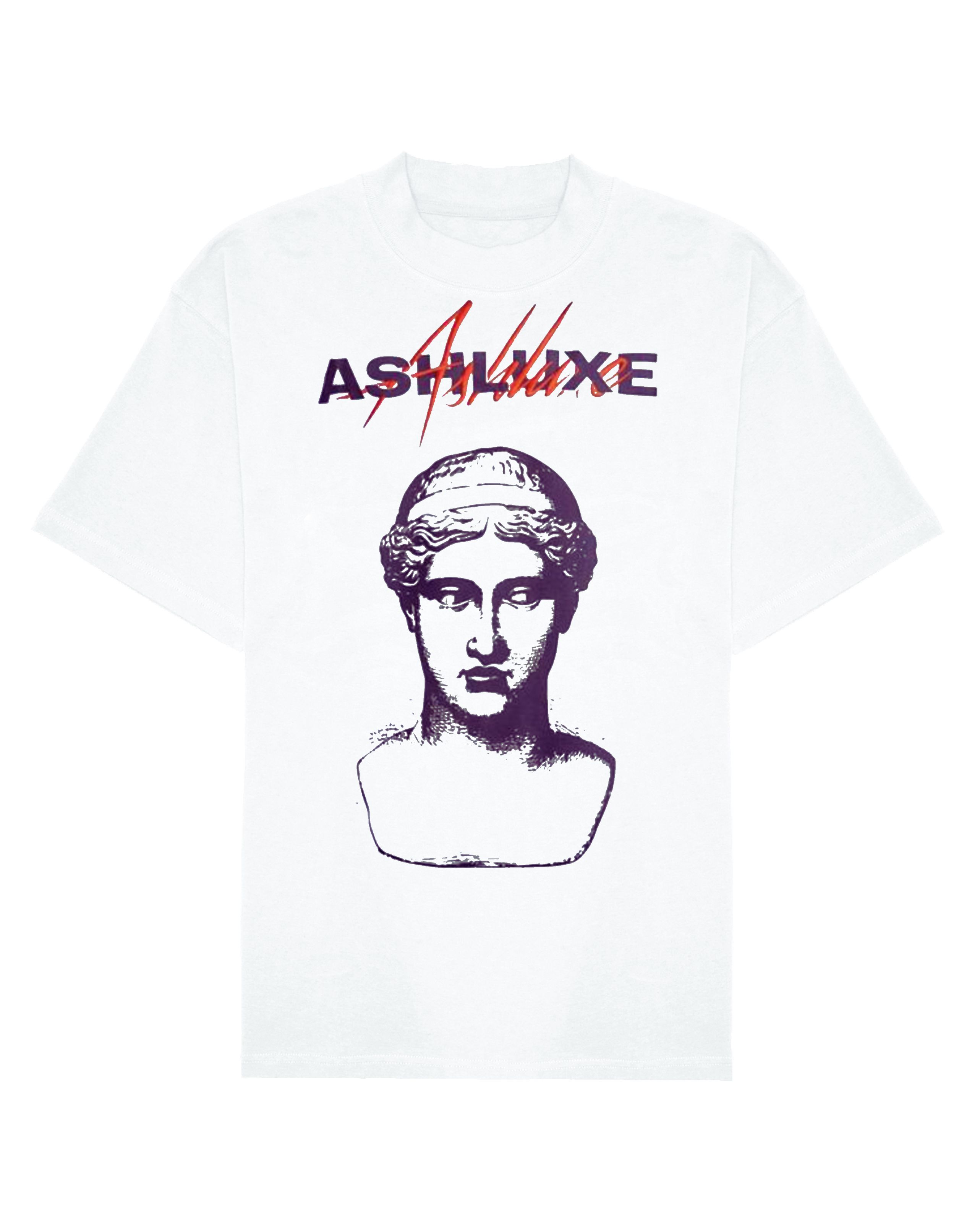 Ashluxe Goddess Sculpture T-Shirts-White sold by Ashluxe