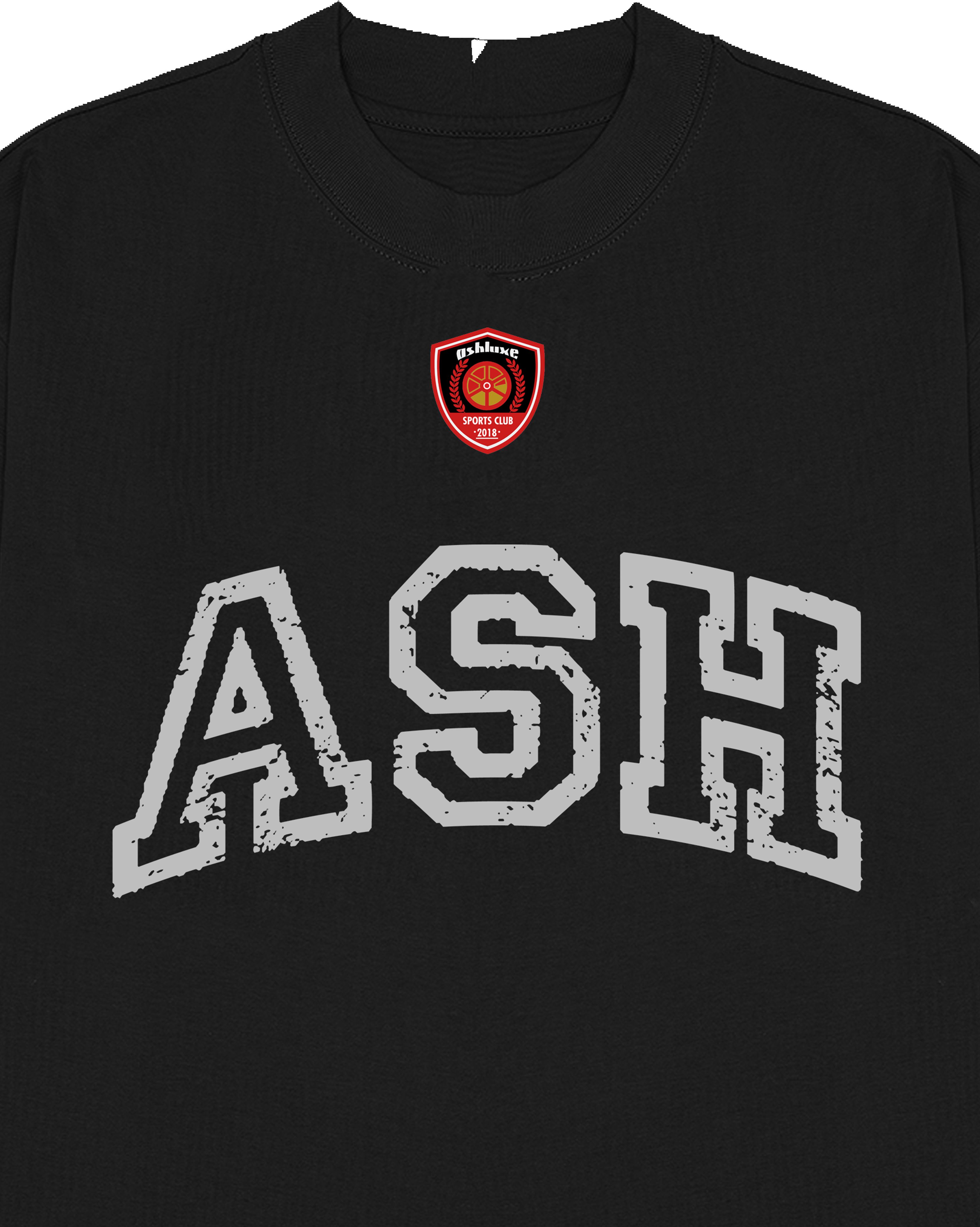 Ashluxe ASH Logo Sports Jersey Black sold by Ashluxe product image thumbnail 2