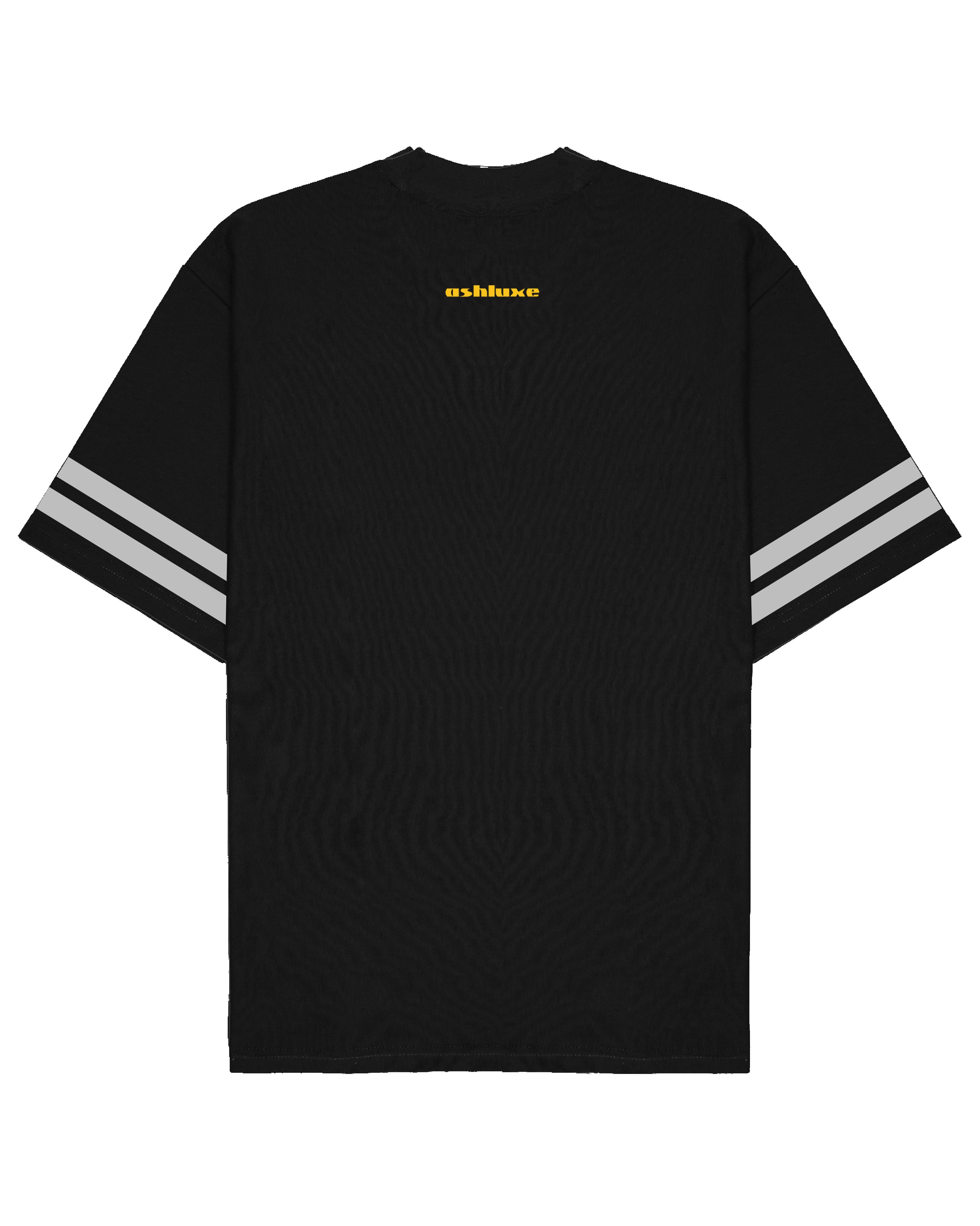 Ashluxe ASH Logo Sports Jersey Black sold by Ashluxe product image thumbnail 3