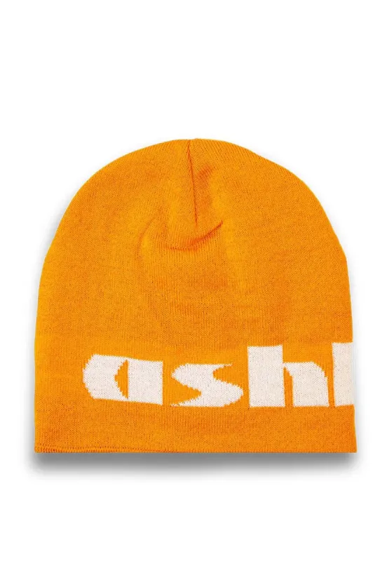 Ash Beanie Cap - Orange sold by Ashluxe